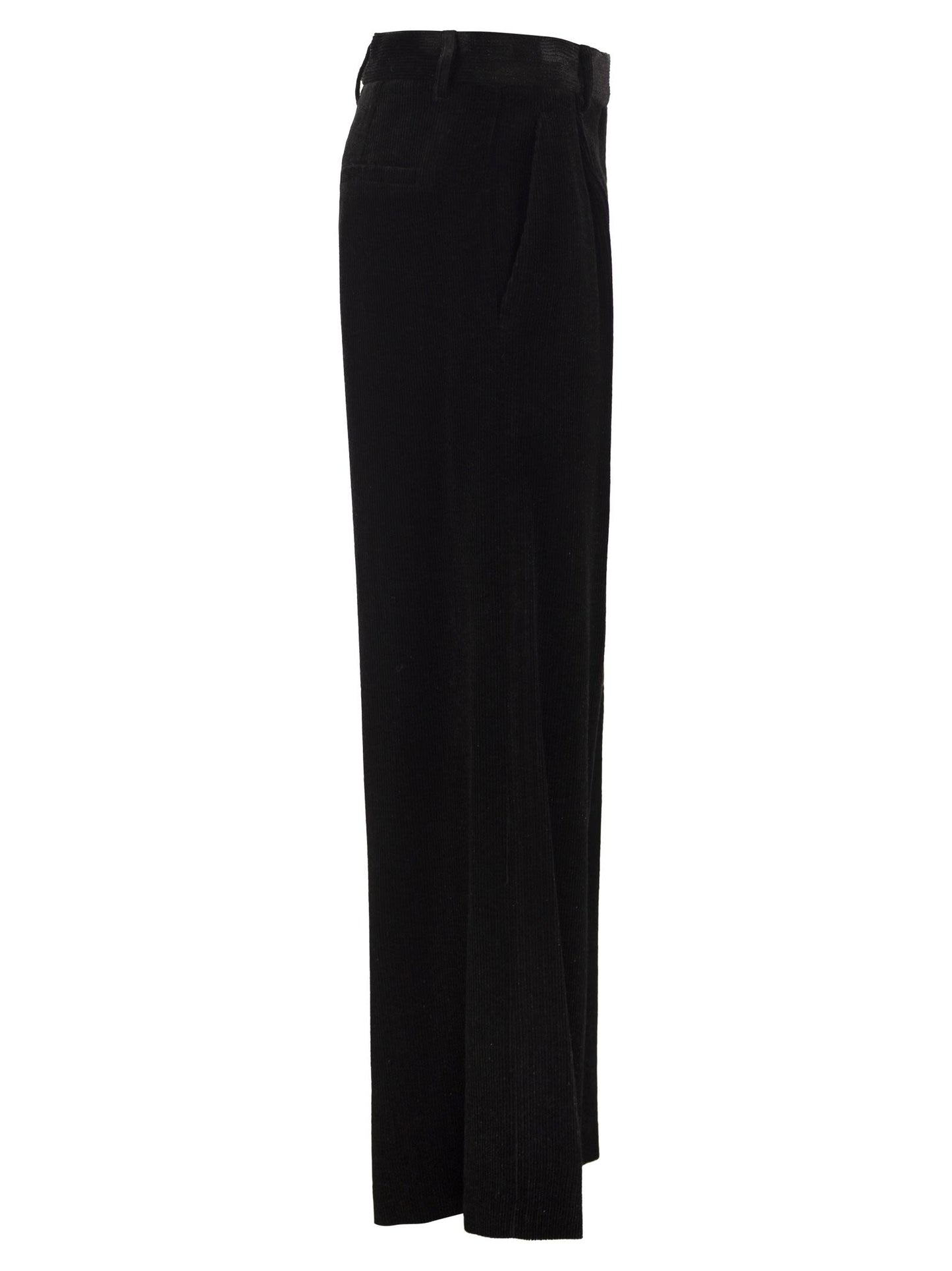 Brunello Cucinelli Women Wide-Leg Corduroy Trousers
