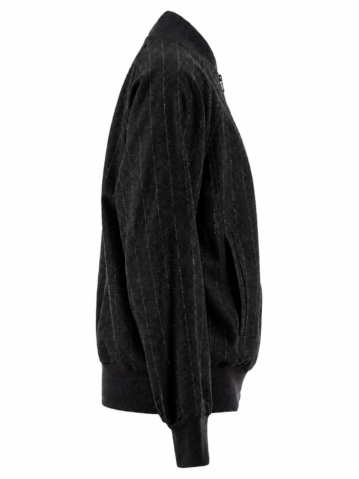 Brunello Cucinelli Women Pinstripe Wool-Blend Bomber Jacket With Shimmering Details BRUNELLO CUCINELLI