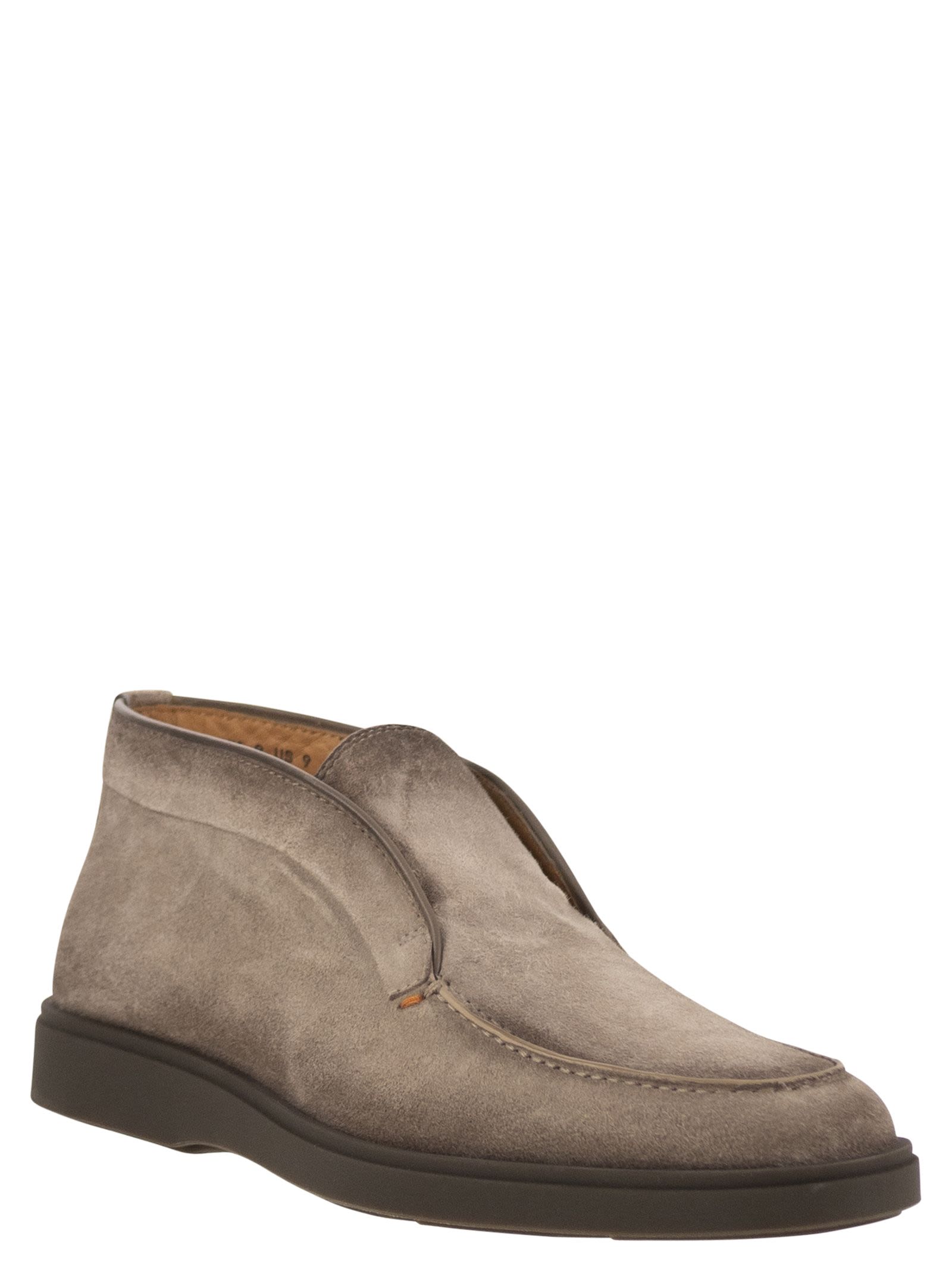 Santoni Men Suede Leather Desert Boot SANTONI