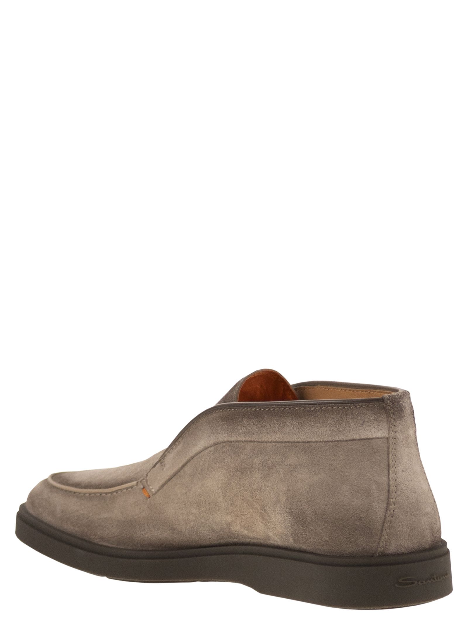 Santoni Men Suede Leather Desert Boot SANTONI