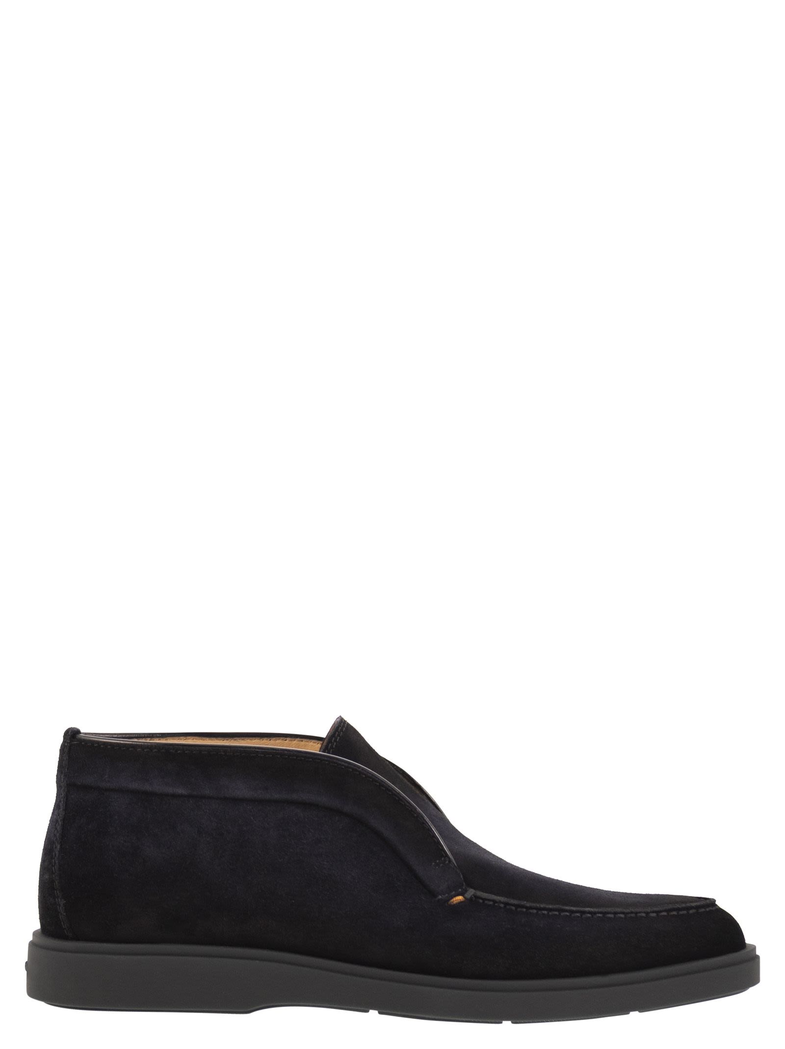 Santoni Men Suede Leather Desert Boot SANTONI