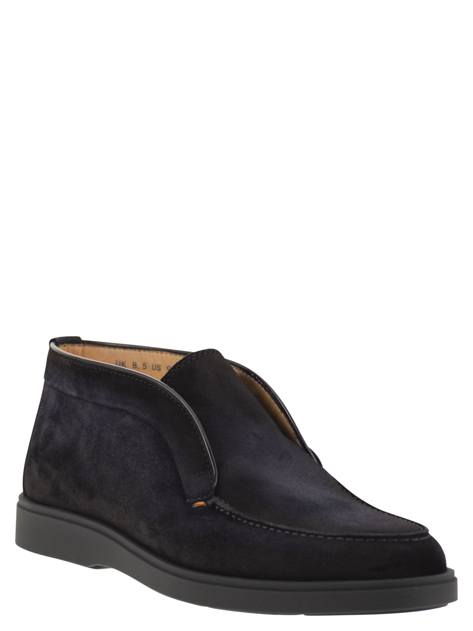 Santoni Men Suede Leather Desert Boot SANTONI