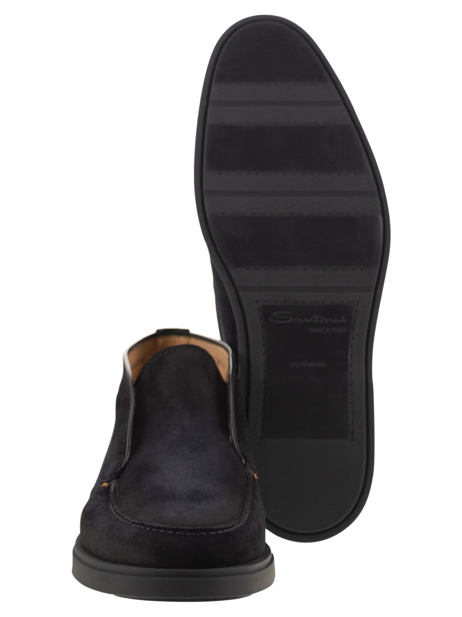 Santoni Men Suede Leather Desert Boot SANTONI