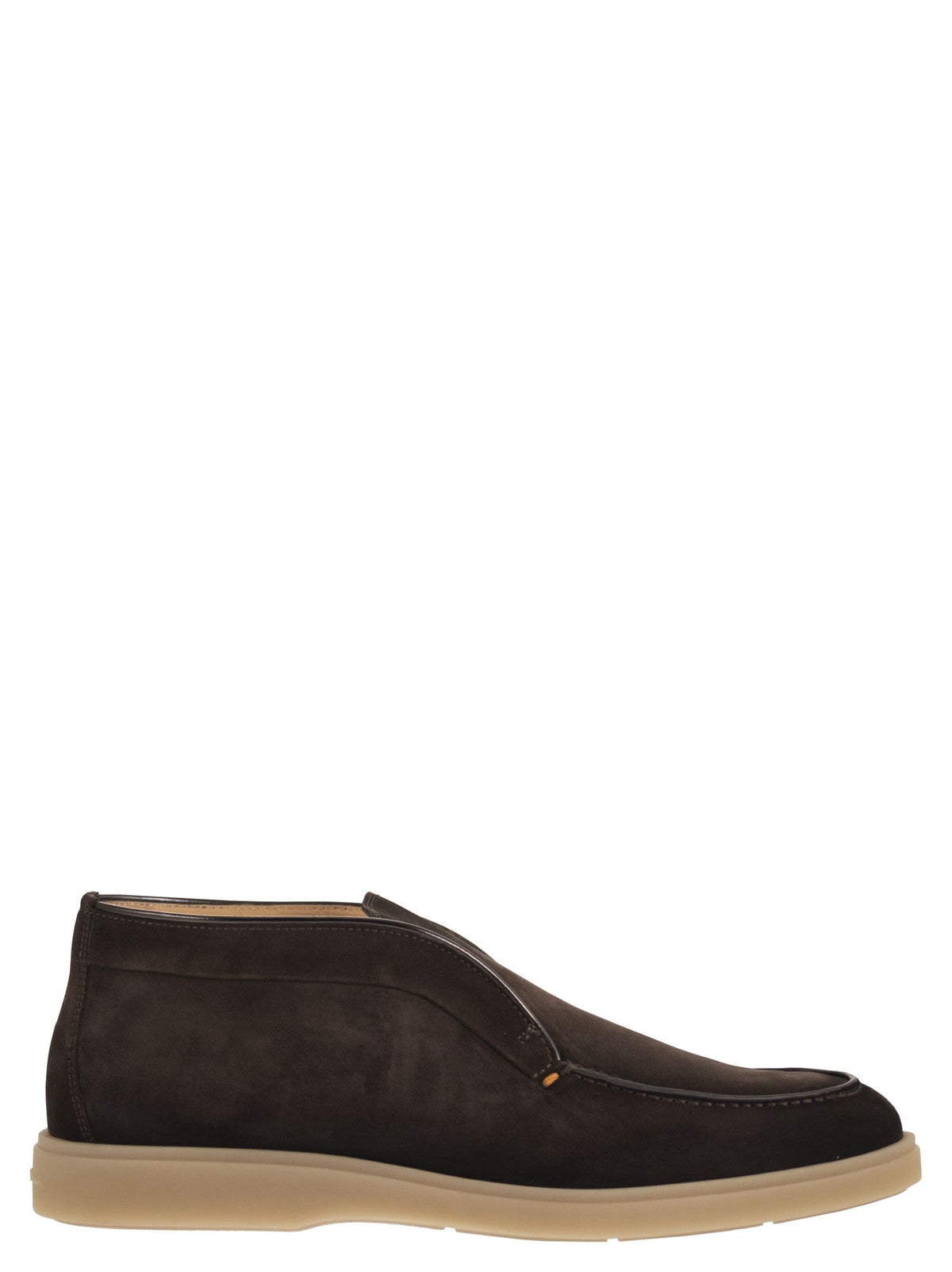 Santoni Men Digits-O - Suede Loafers SANTONI