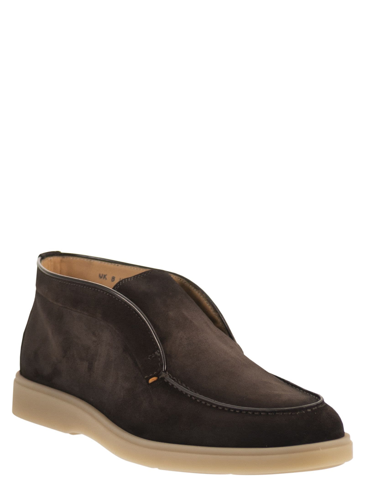 Santoni Men Digits-O - Suede Loafers SANTONI