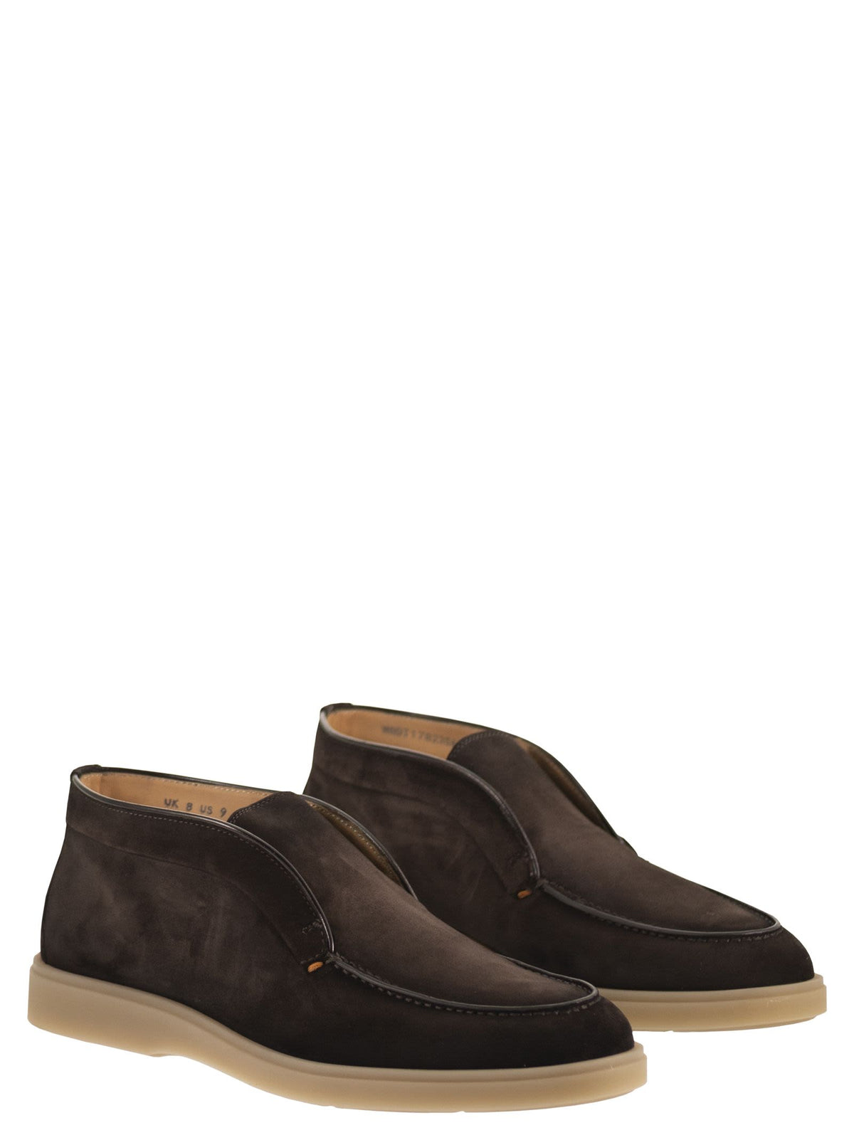 Santoni Men Digits-O - Suede Loafers SANTONI