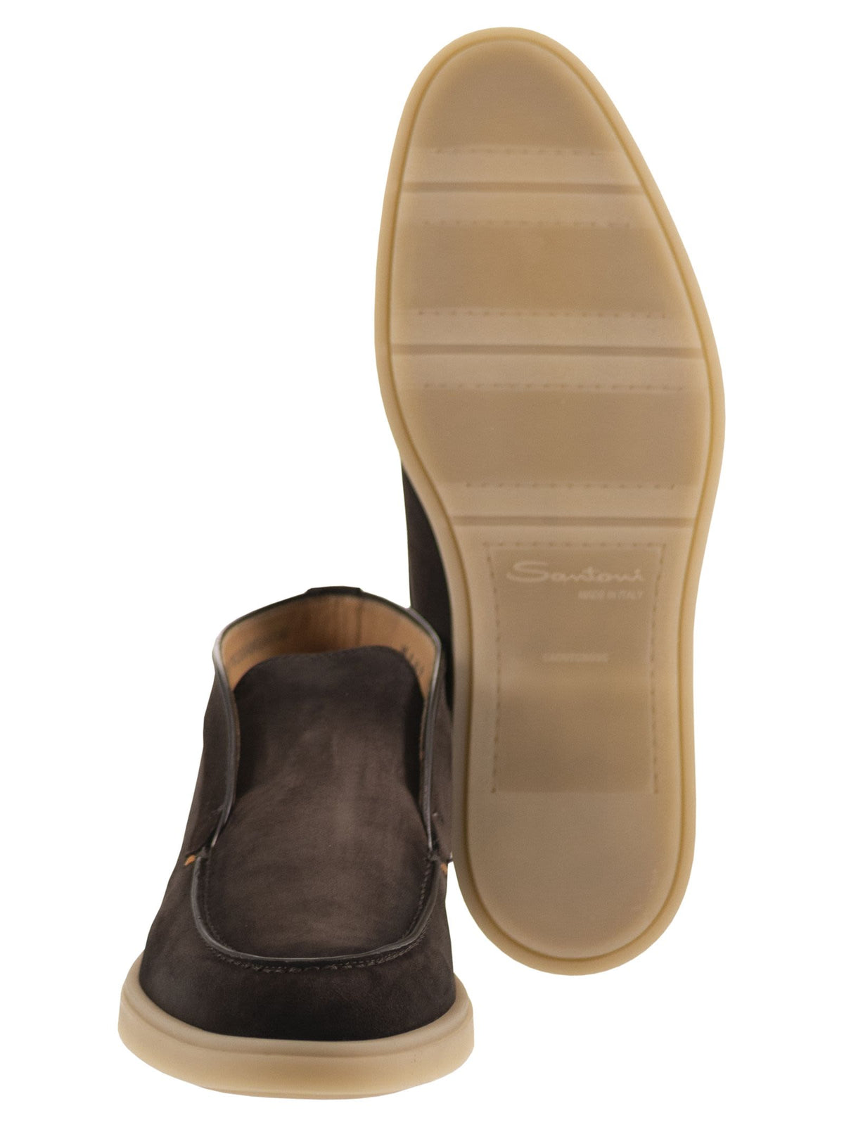 Santoni Men Digits-O - Suede Loafers SANTONI
