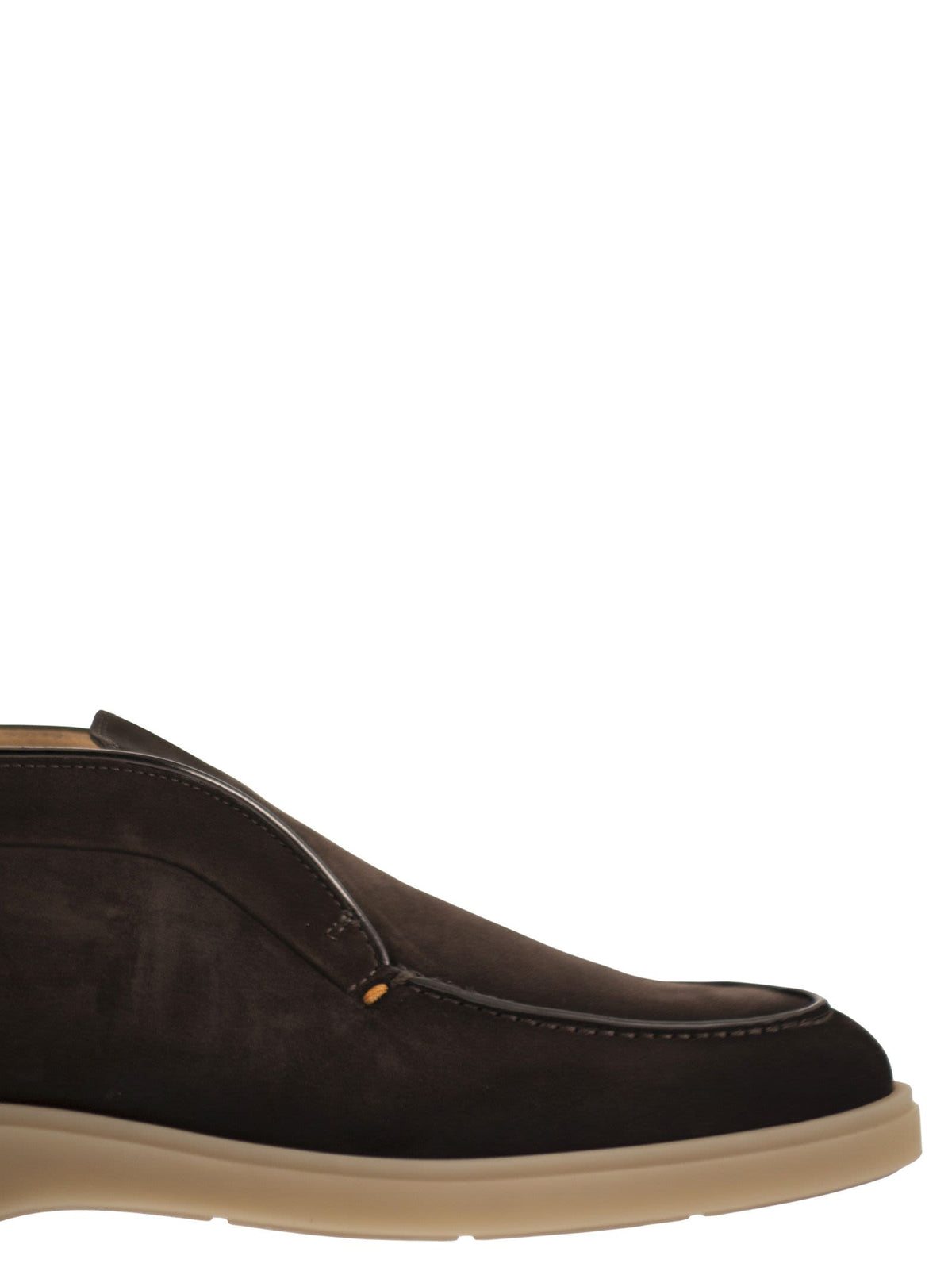 Santoni Men Digits-O - Suede Loafers SANTONI