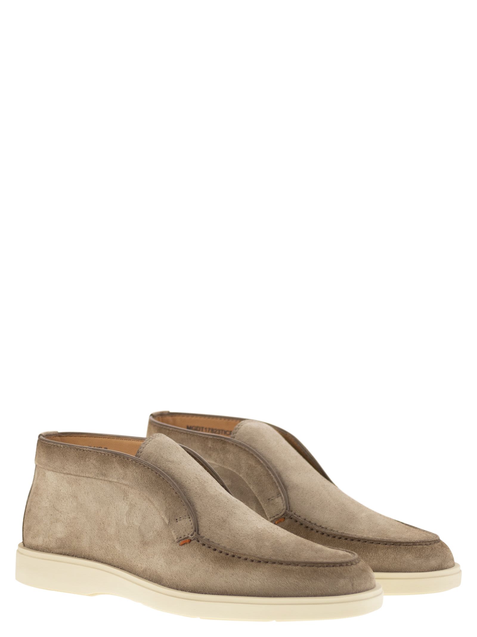 Santoni Men Suede Desert Boot SANTONI