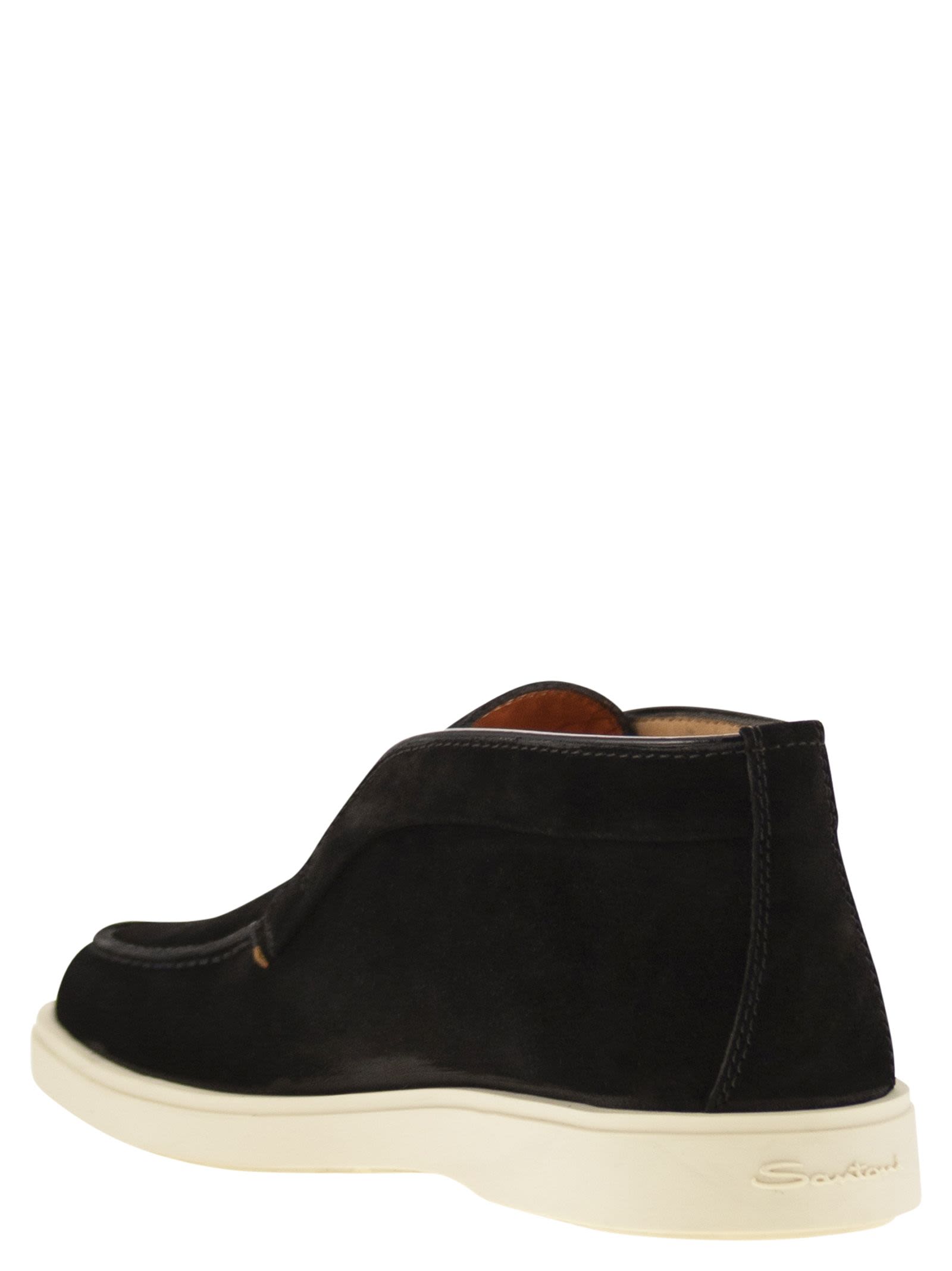 Santoni Men Suede Desert Boot SANTONI
