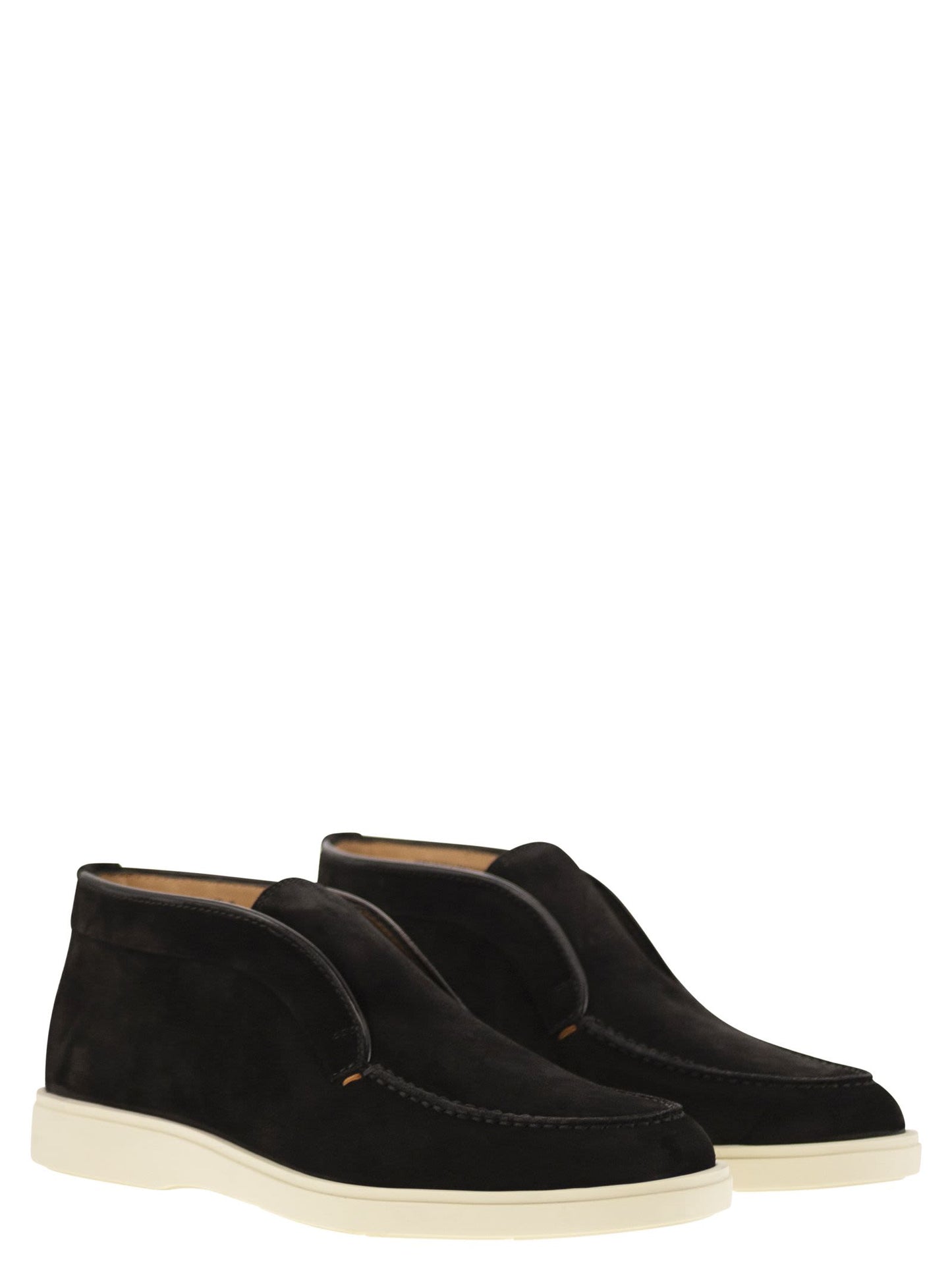 Santoni Men Suede Desert Boot SANTONI