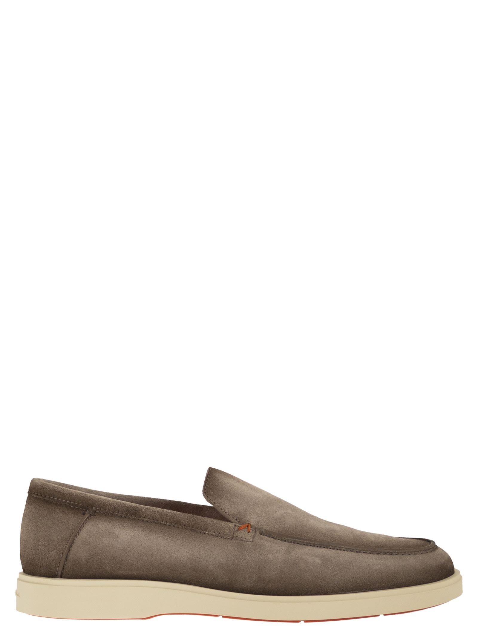 Santoni Men Suede Moccasin SANTONI
