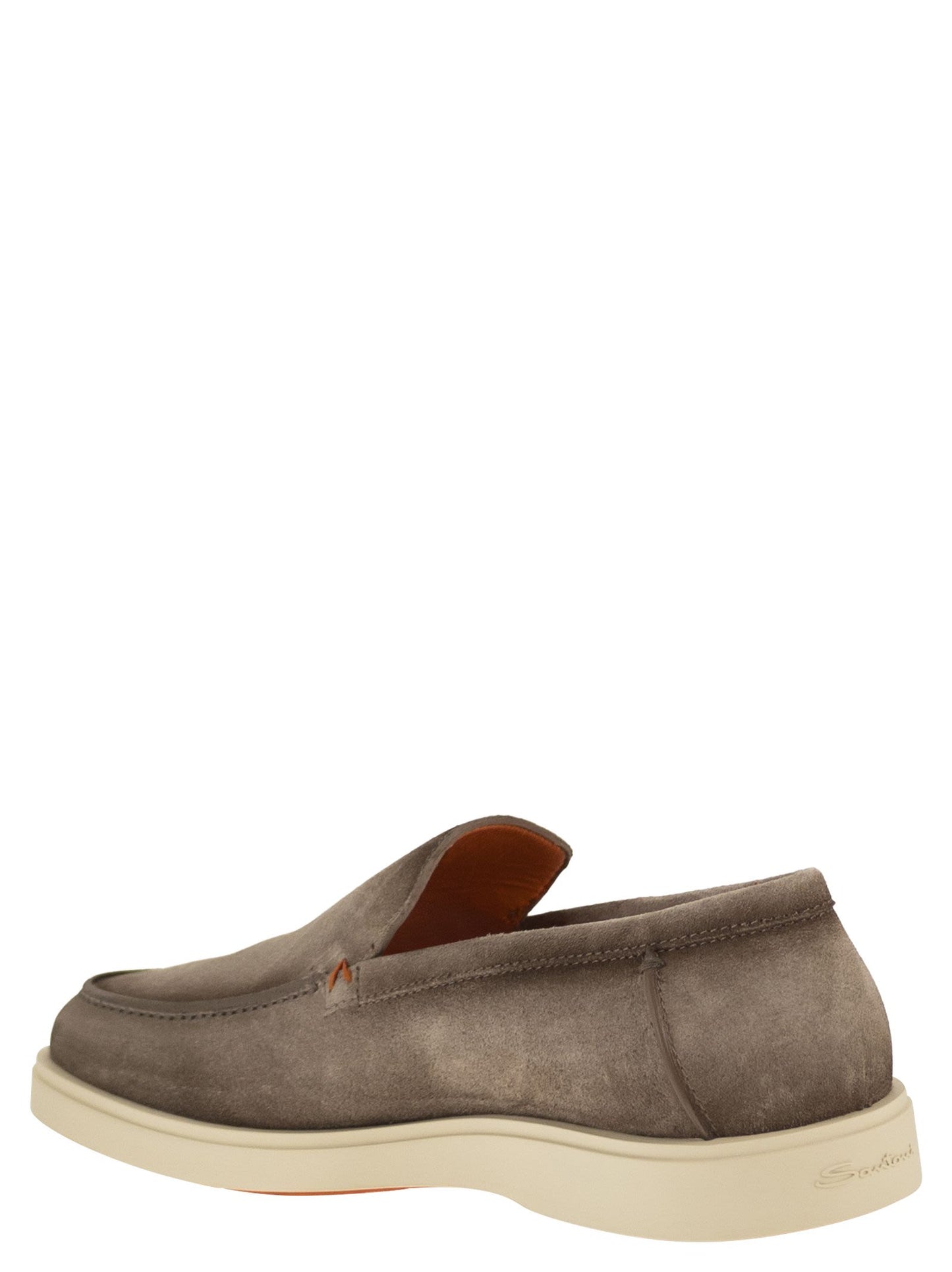 Santoni Men Suede Moccasin SANTONI