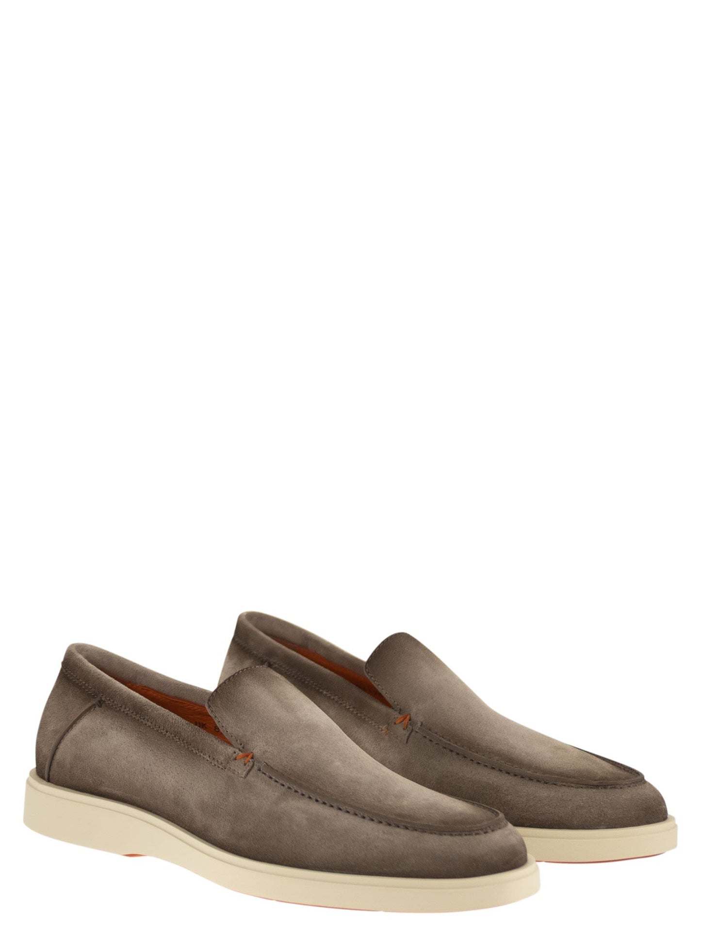 Santoni Men Suede Moccasin SANTONI