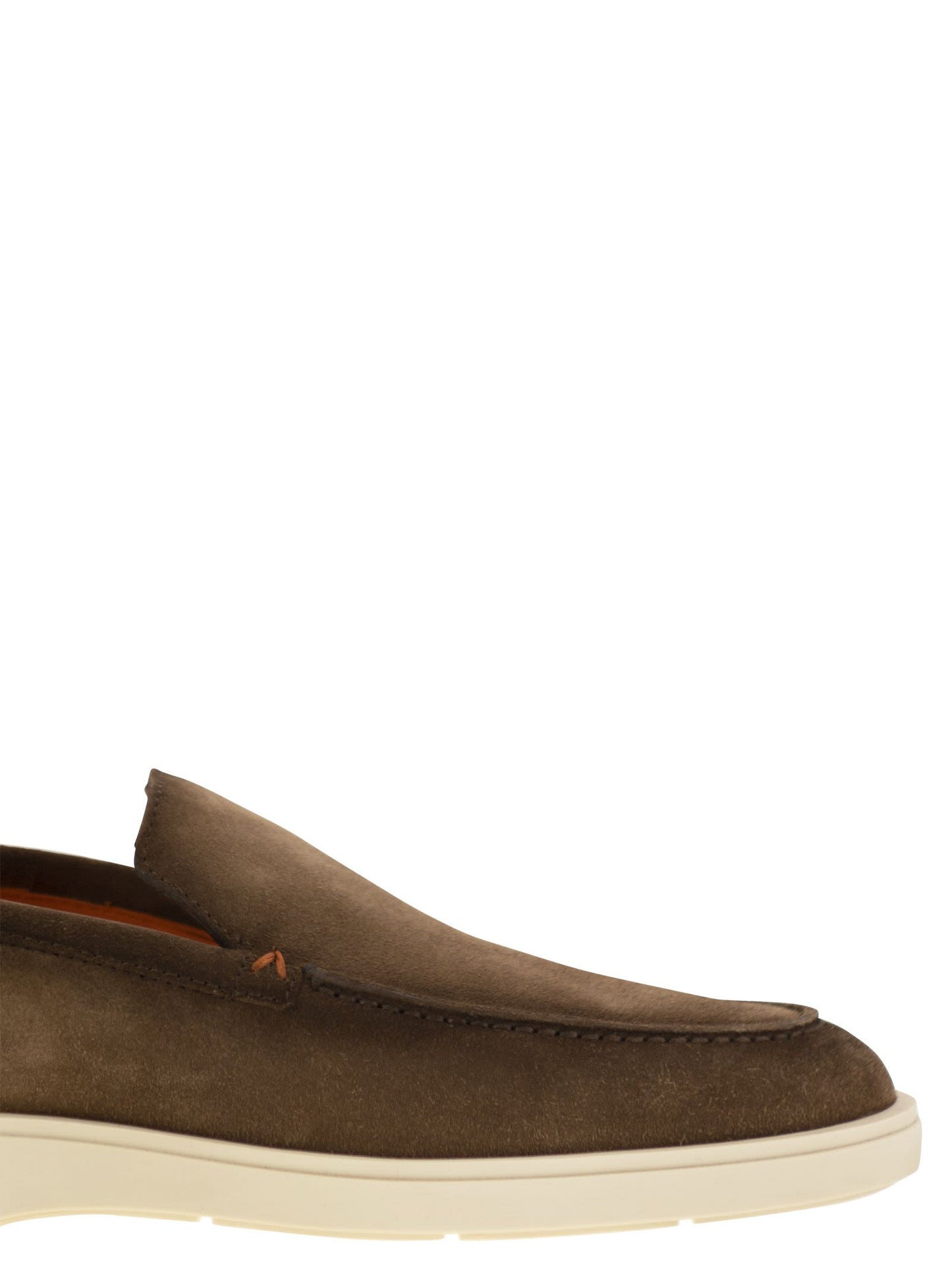Santoni Men Suede Moccasin SANTONI