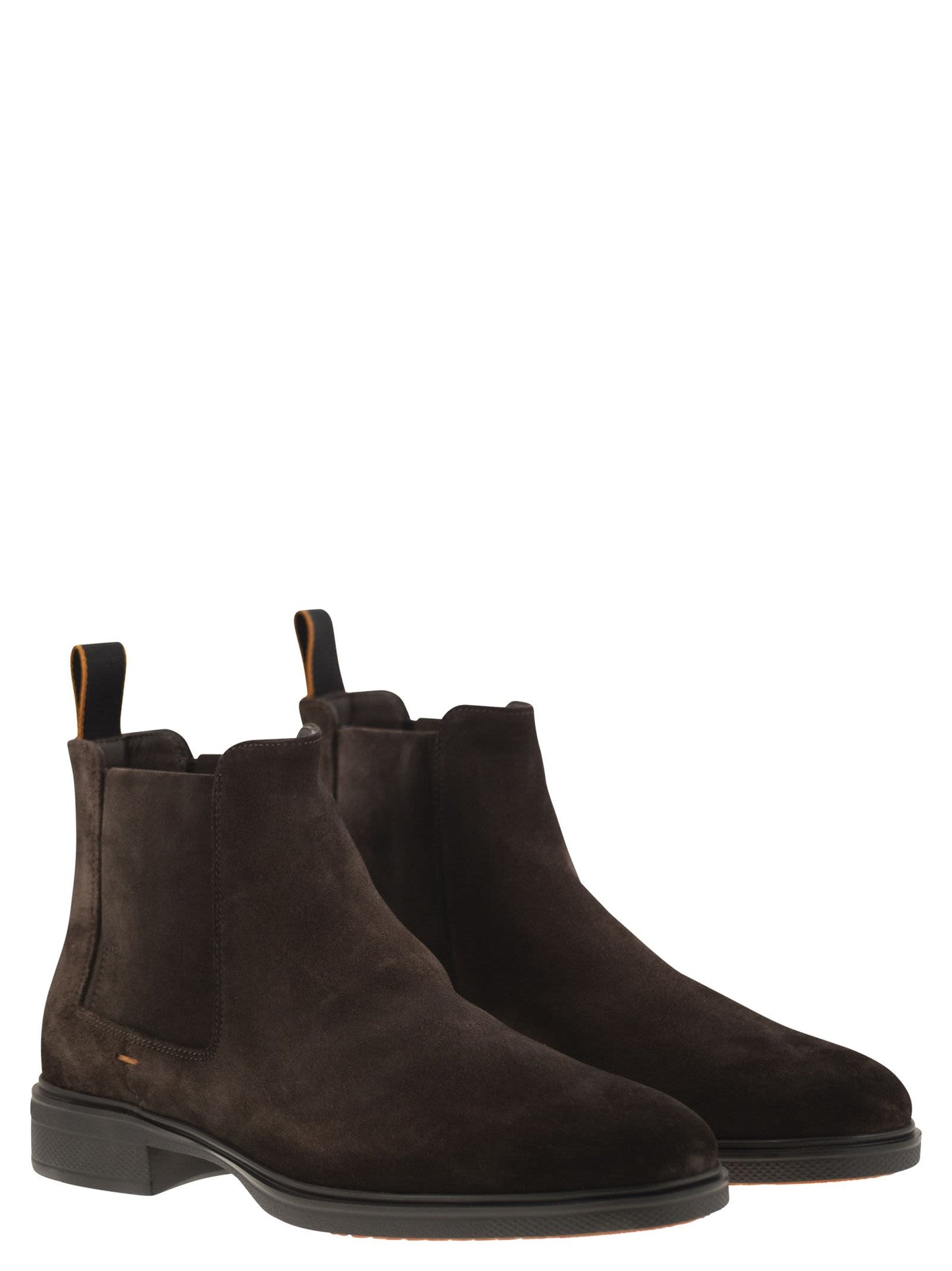 Santoni Men Easy Suede Ankle Boot SANTONI