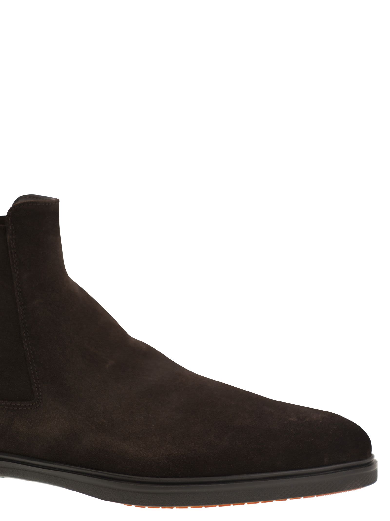 Santoni Men Easy Suede Ankle Boot SANTONI