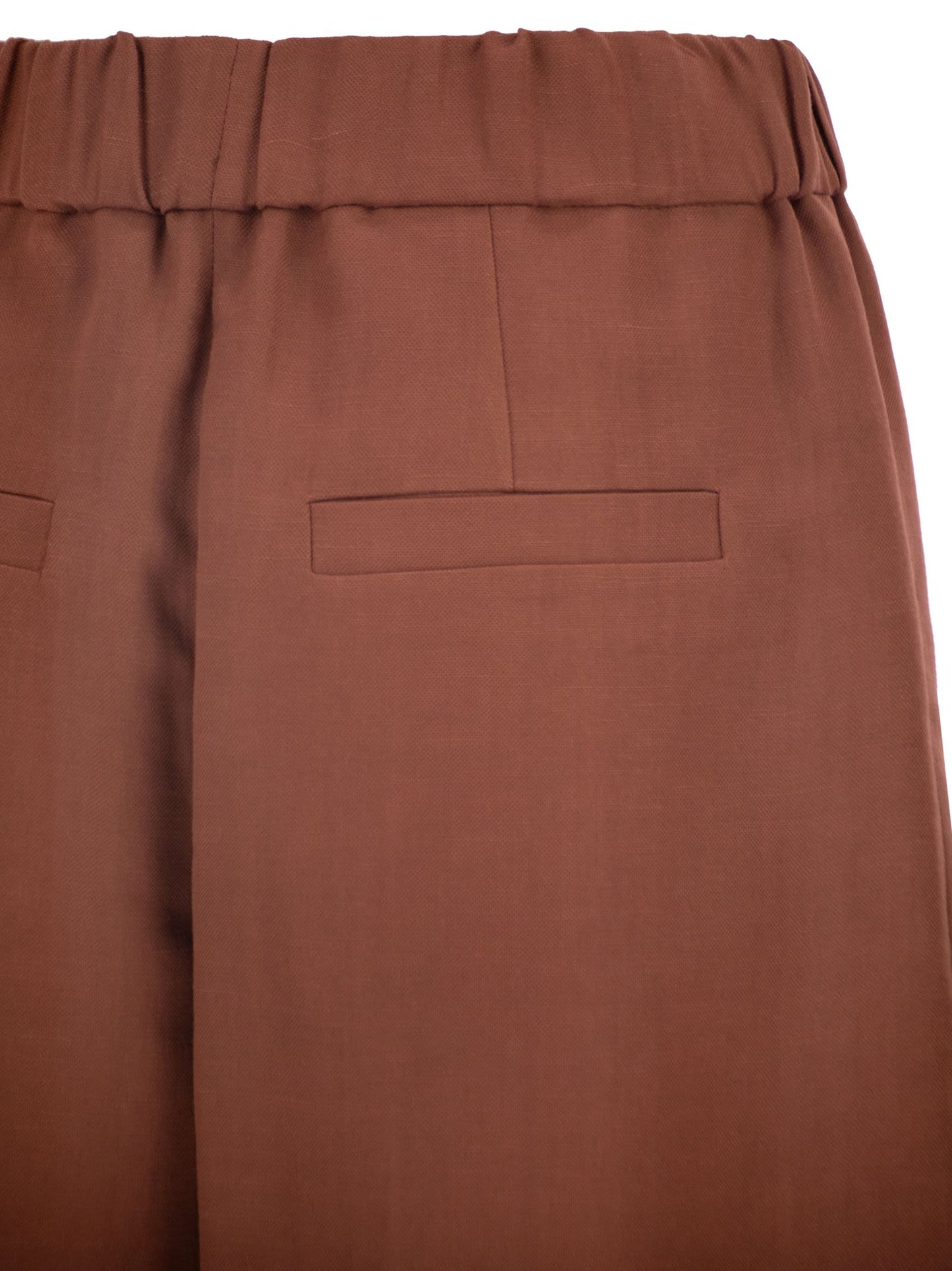 Brunello Cucinelli Women Baggy Shorts In Fluid Viscose And Linen Twill BRUNELLO CUCINELLI