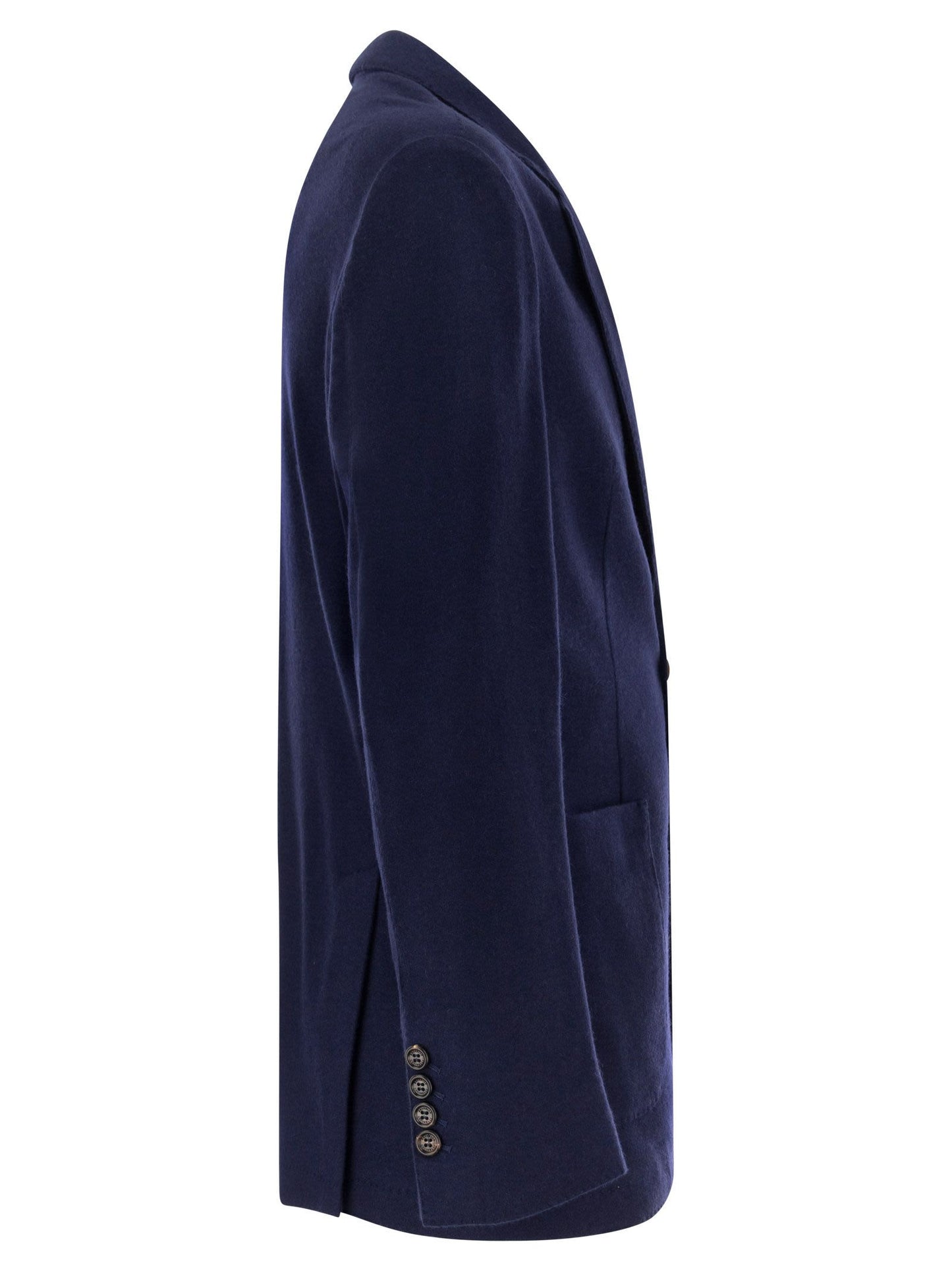 Brunello Cucinelli Men Cashmere Jersey Blazer With Patch Pockets BRUNELLO CUCINELLI