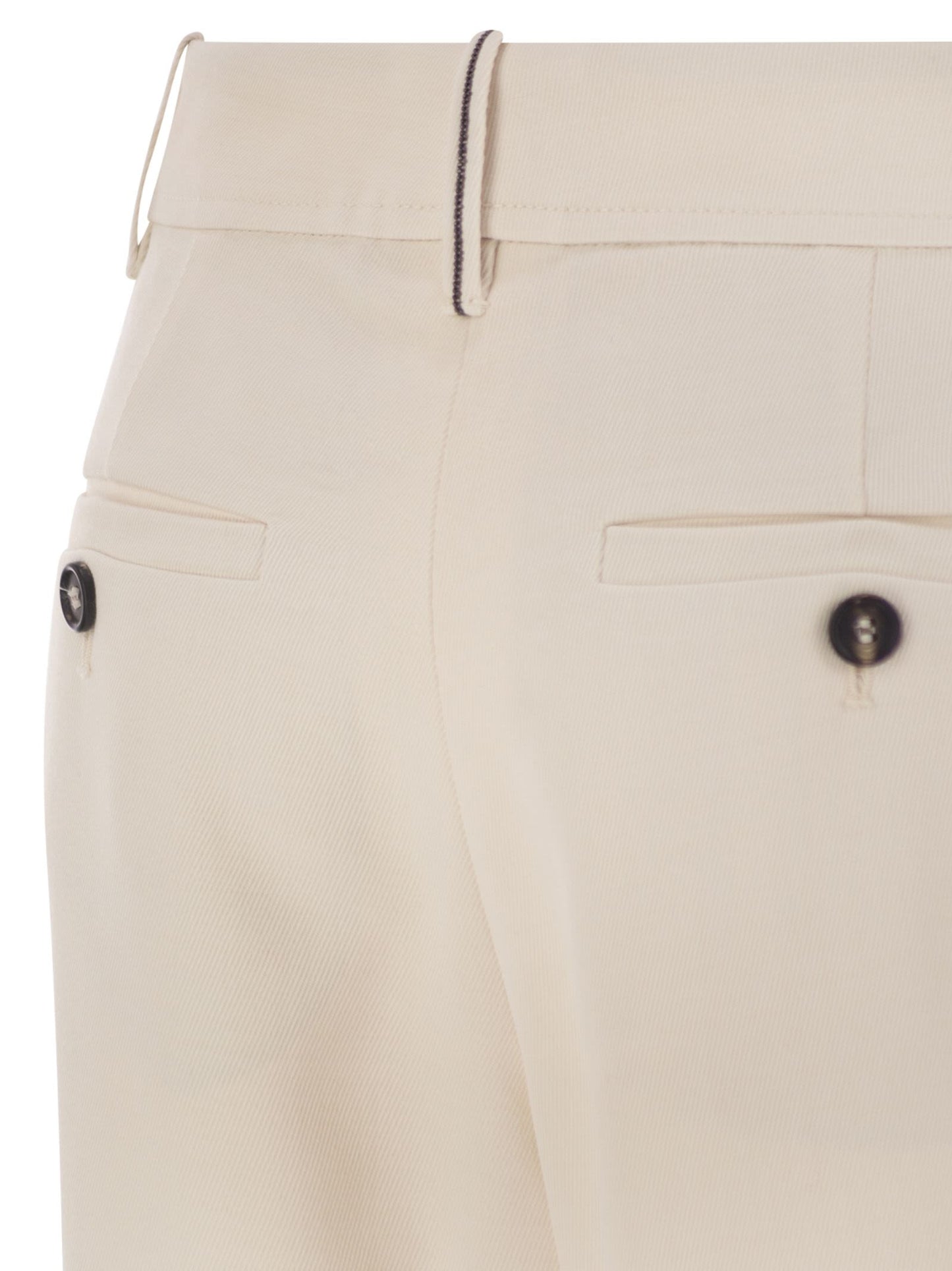 Brunello Cucinelli Women Stretch Viscose-Wool Twill Equestrian Trousers With Jewellery BRUNELLO CUCINELLI