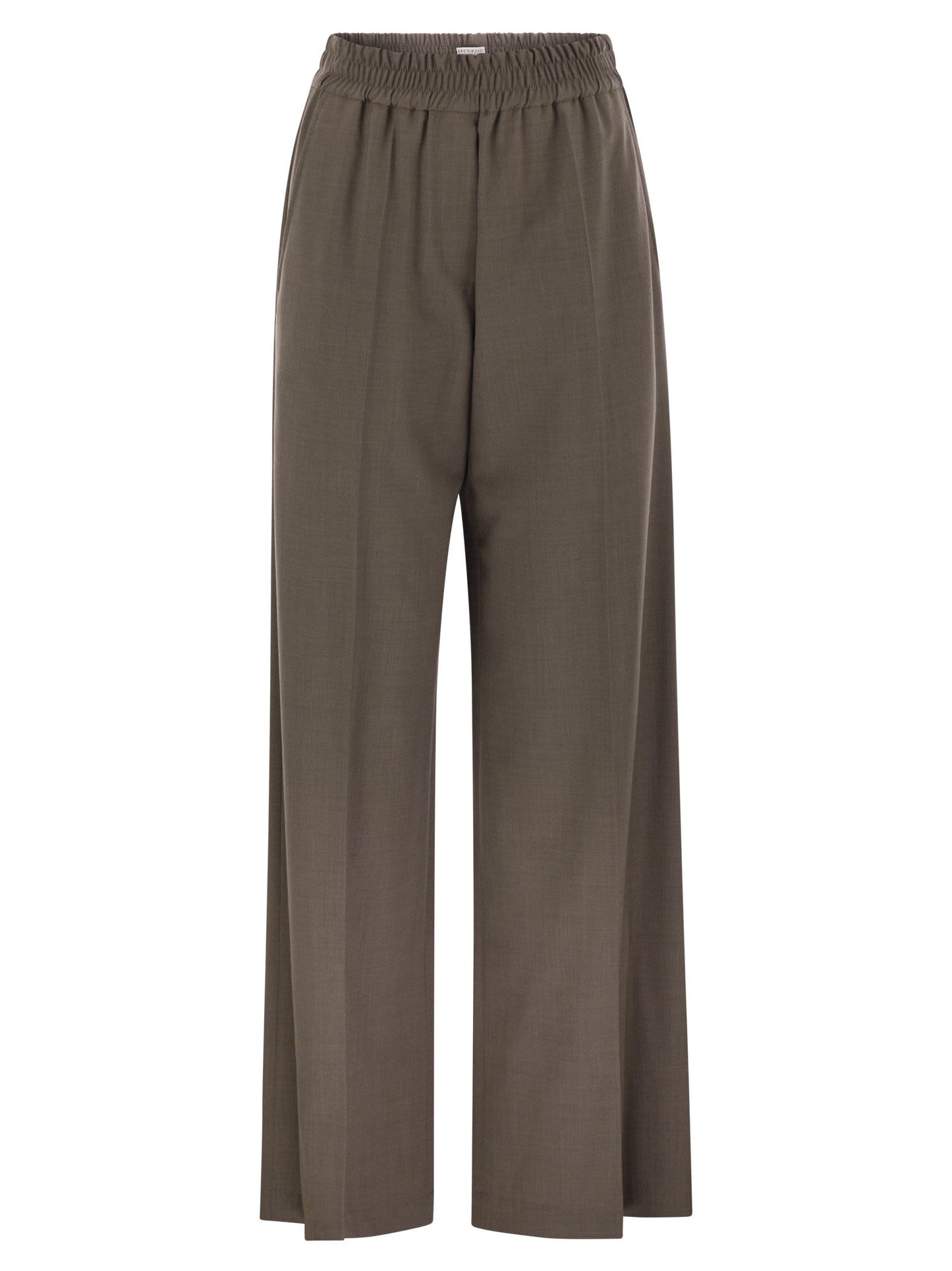 Brunello Cucinelli Women Tropical Luxury Wool Loose Trousers BRUNELLO CUCINELLI