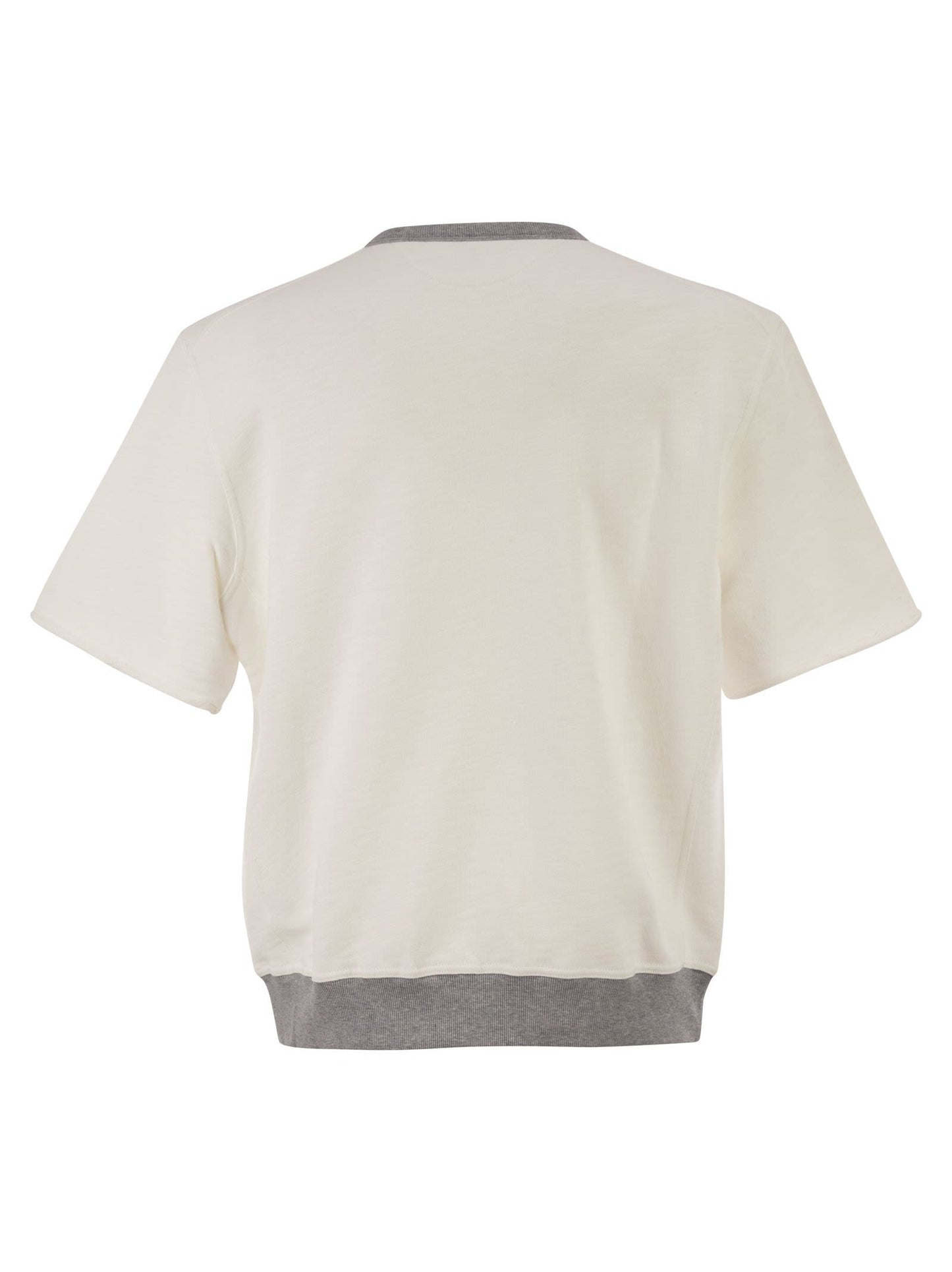 Brunello Cucinelli Men Cotton Jersey T-Shirt With “Solomei Athletic Club” Print BRUNELLO CUCINELLI