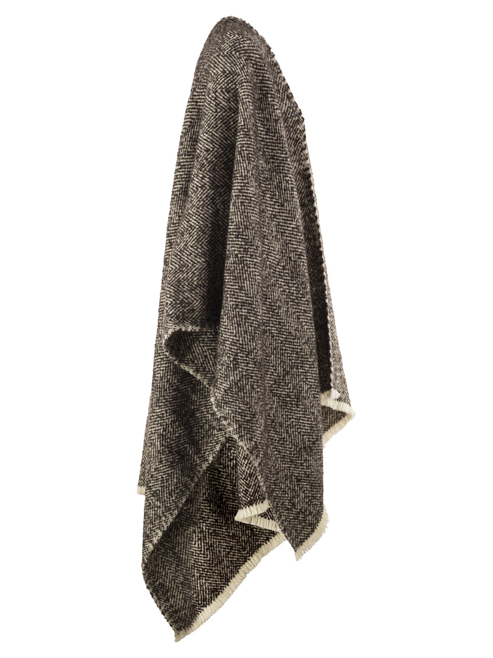 Brunello Cucinelli Women Herringbone Wool, Cashmere And Alpaca Cape BRUNELLO CUCINELLI