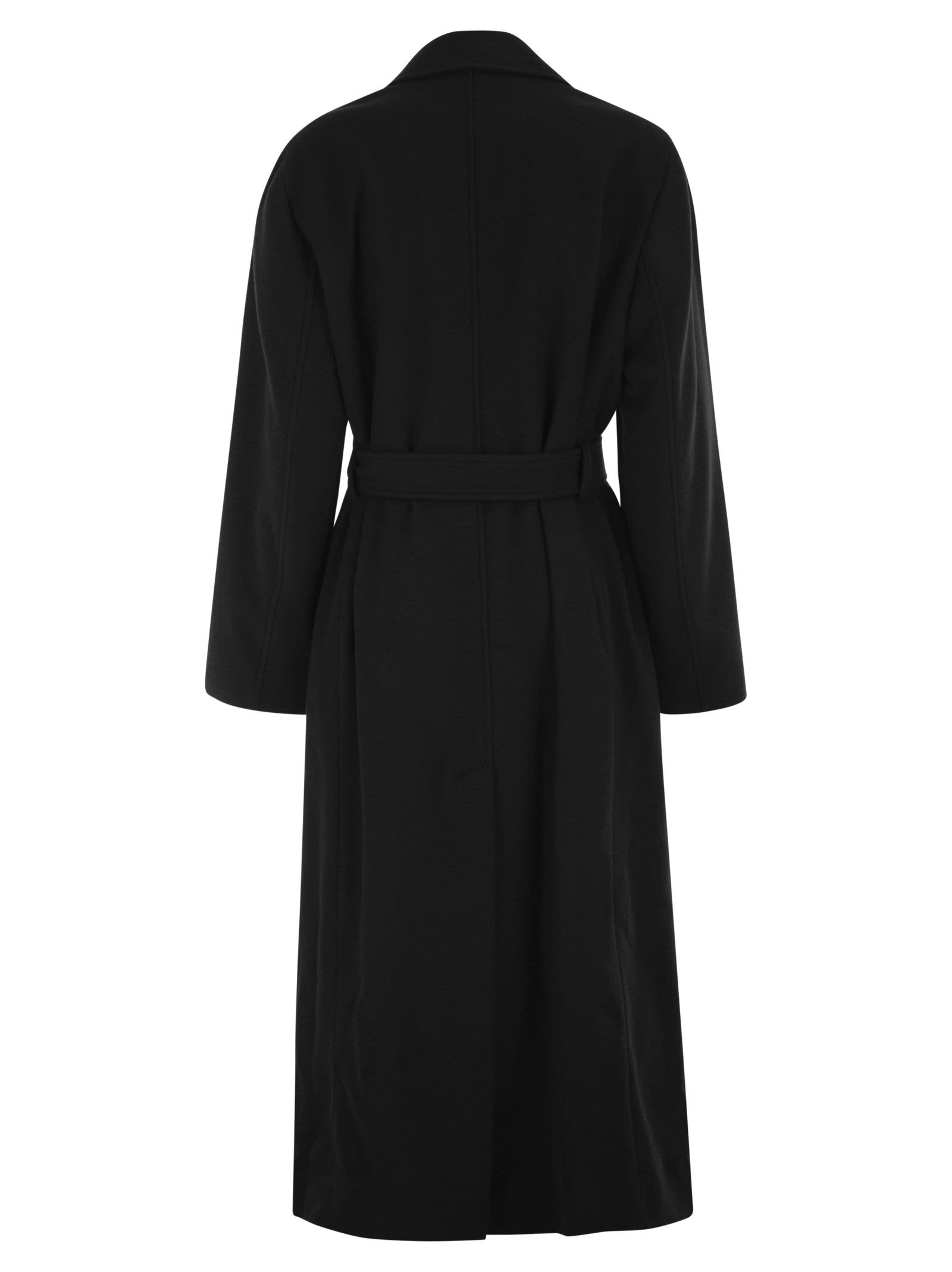 Brunello Cucinelli Women Pure Cashmere Double-Breasted Belted Coat BRUNELLO CUCINELLI