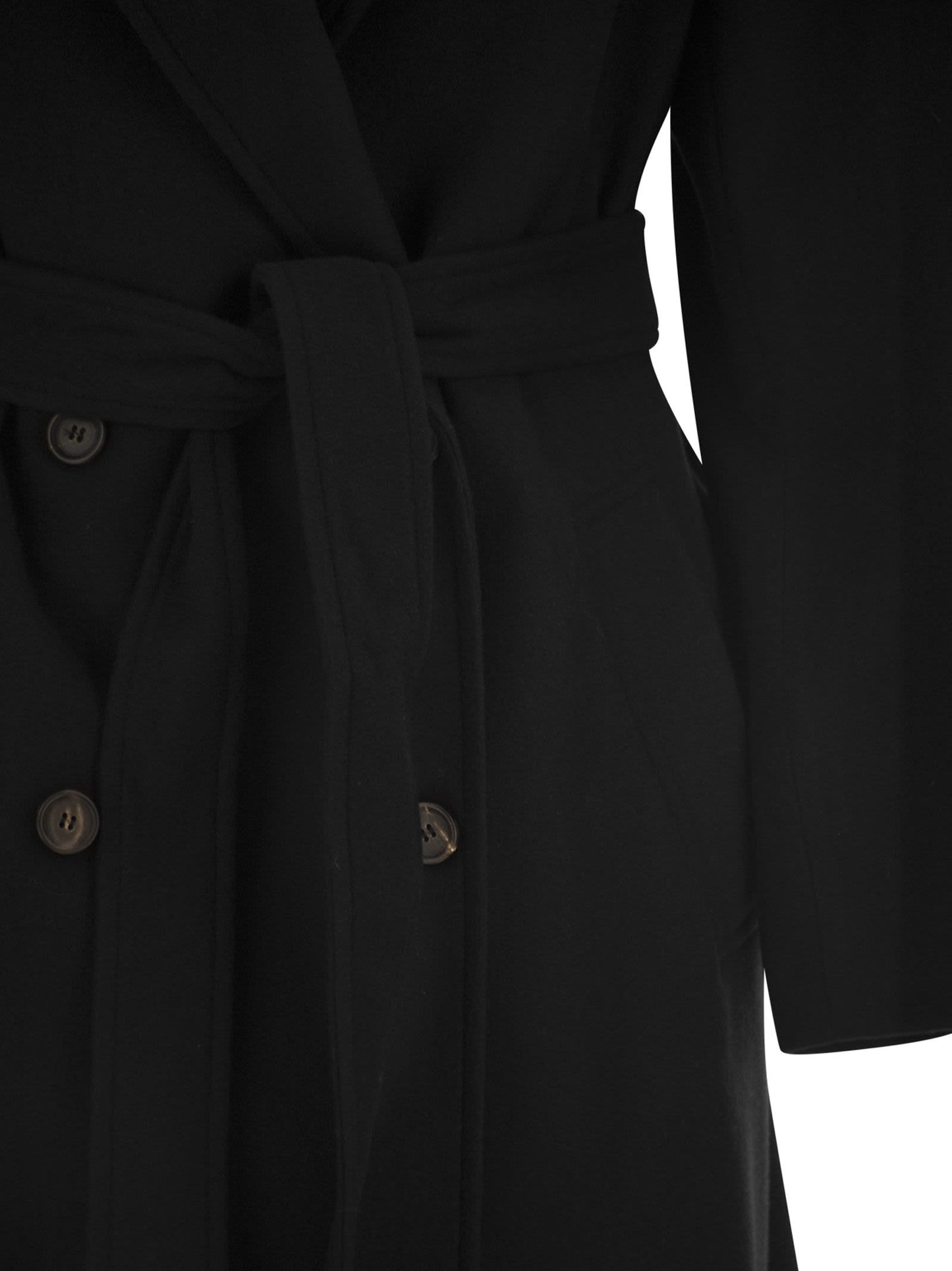 Brunello Cucinelli Women Pure Cashmere Double-Breasted Belted Coat BRUNELLO CUCINELLI