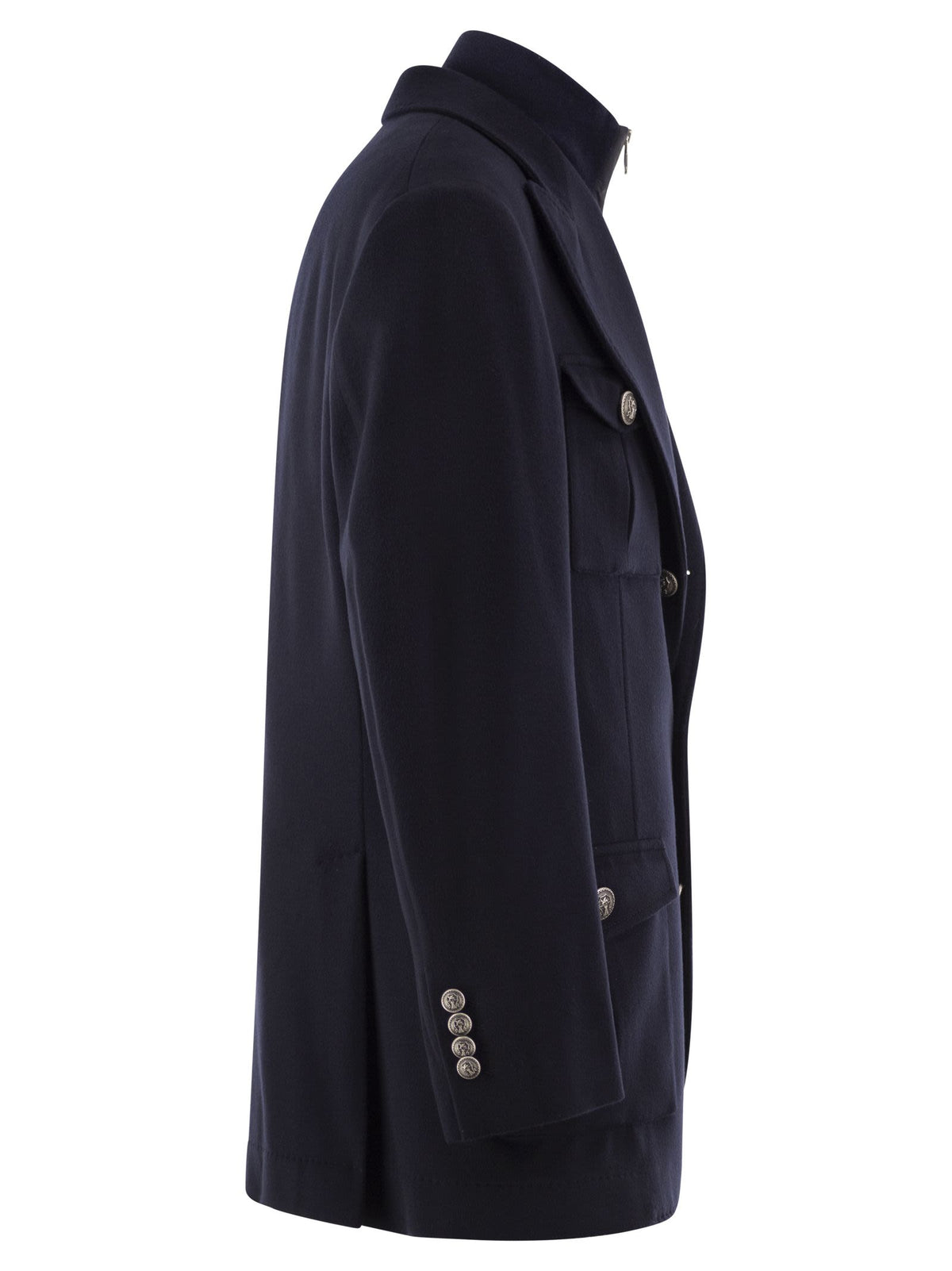 Brunello Cucinelli Men Virgin Wool Jacket With Removable Padded Gilet BRUNELLO CUCINELLI