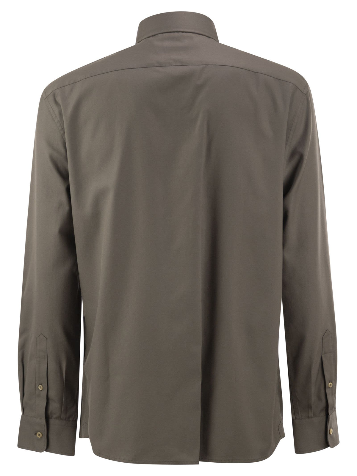 Brunello Cucinelli Men Cotton Poplin Shirt BRUNELLO CUCINELLI