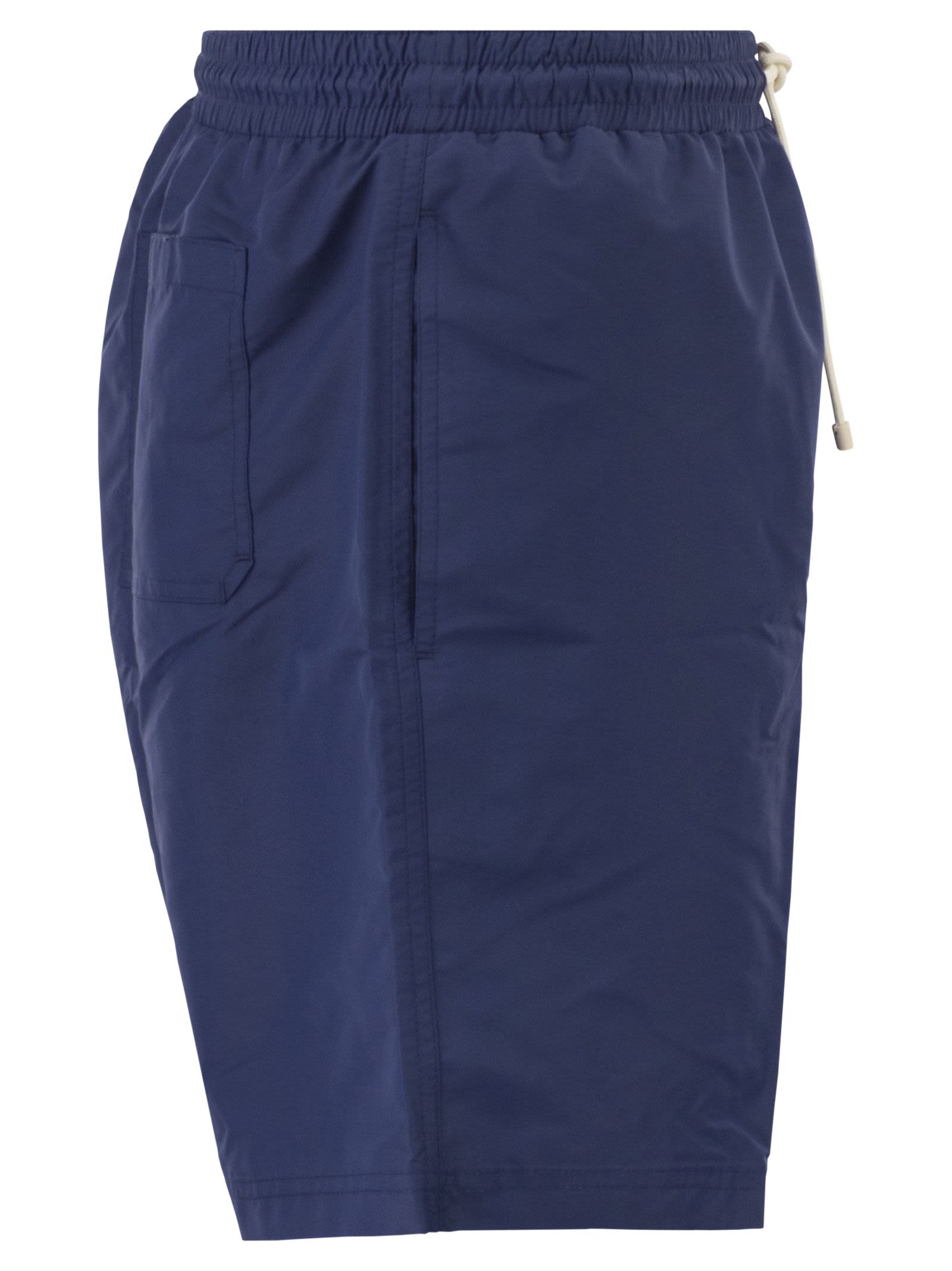 Brunello Cucinelli Men Swimming Costume With Elastic And Drawstring BRUNELLO CUCINELLI