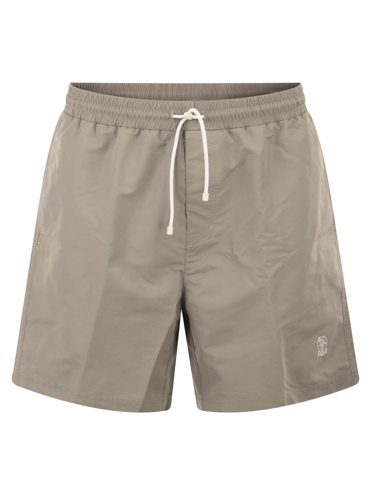 Brunello Cucinelli Men Swimming Costume With Elastic And Drawstring BRUNELLO CUCINELLI