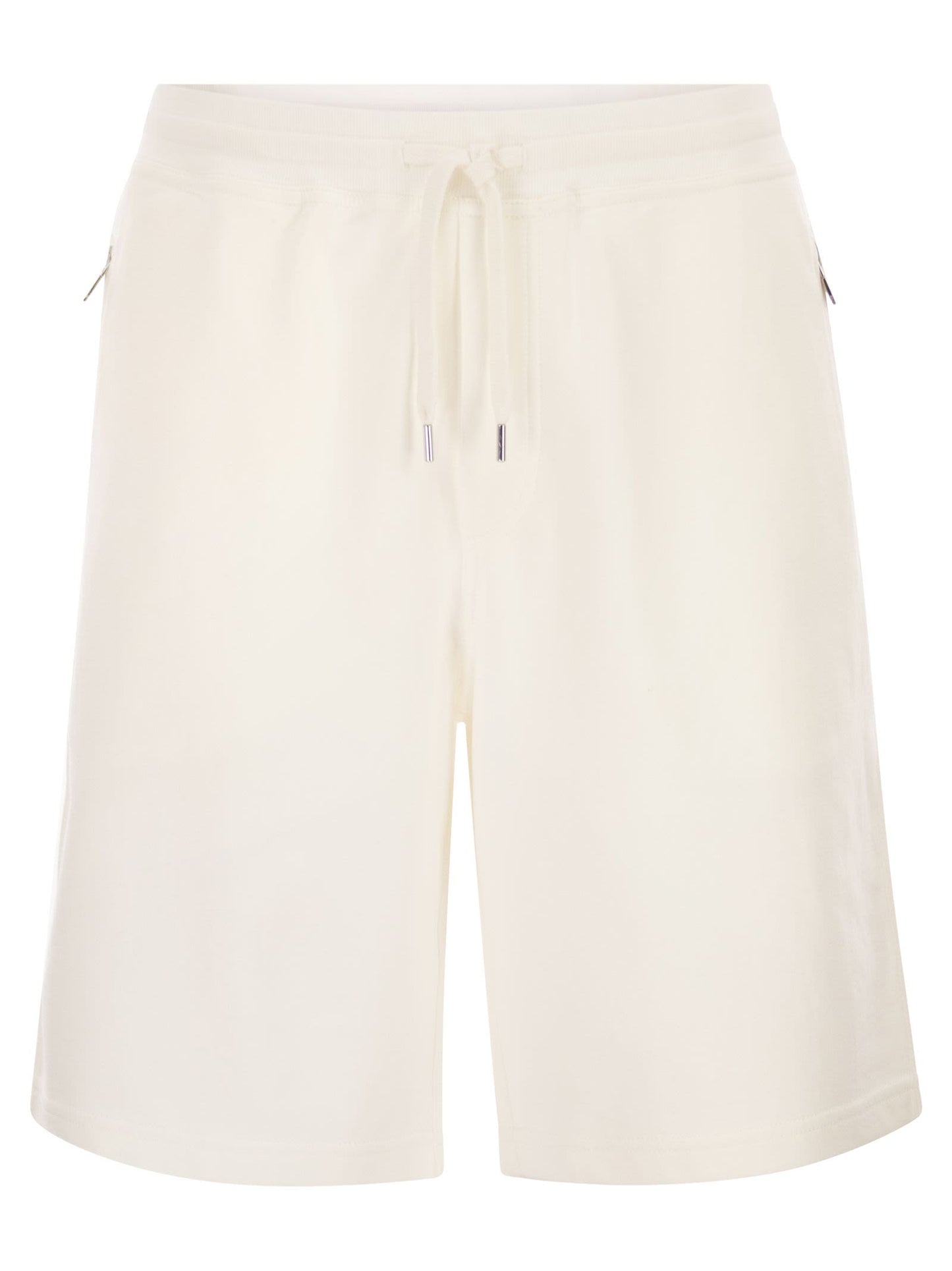 Brunello Cucinelli Men Techno Cotton Fleece Bermuda Shorts BRUNELLO CUCINELLI
