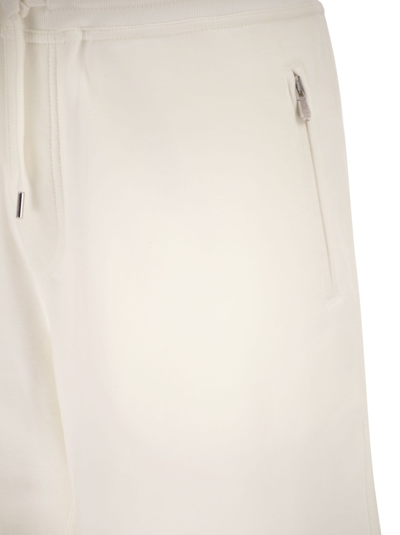 Brunello Cucinelli Men Techno Cotton Fleece Bermuda Shorts BRUNELLO CUCINELLI