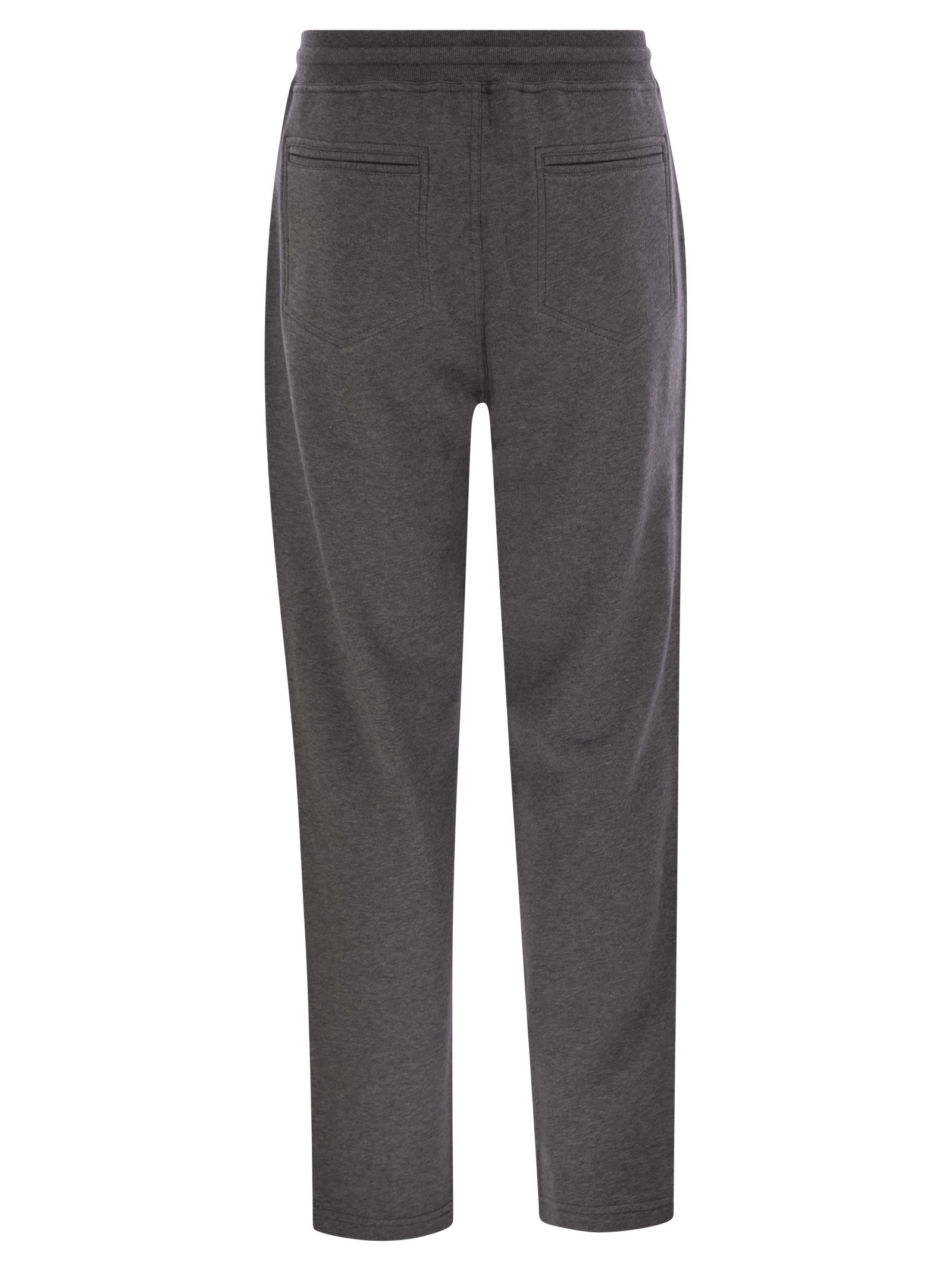 Brunello Cucinelli Men Techno Cotton Fleece Trousers BRUNELLO CUCINELLI