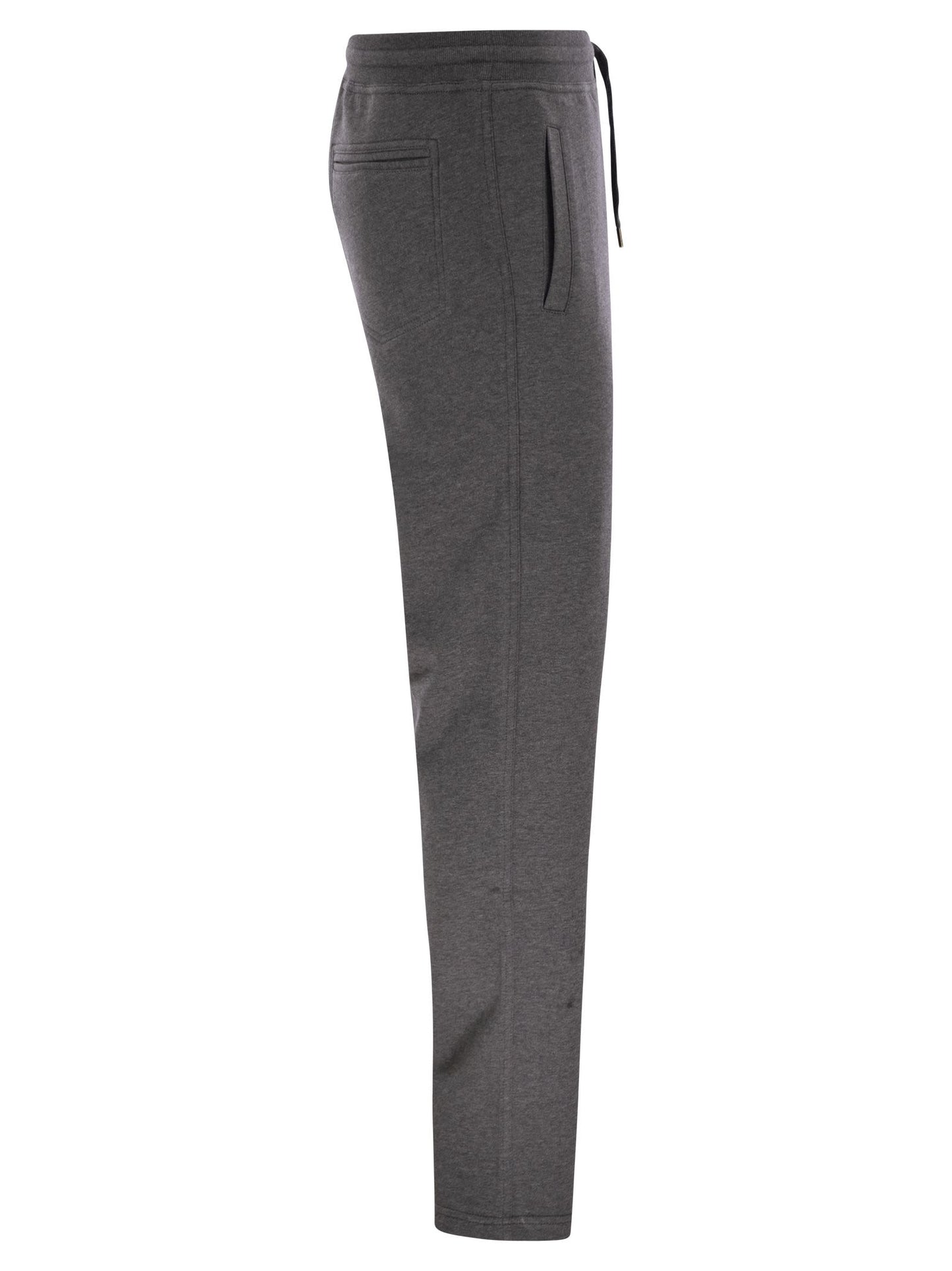Brunello Cucinelli Men Techno Cotton Fleece Trousers BRUNELLO CUCINELLI