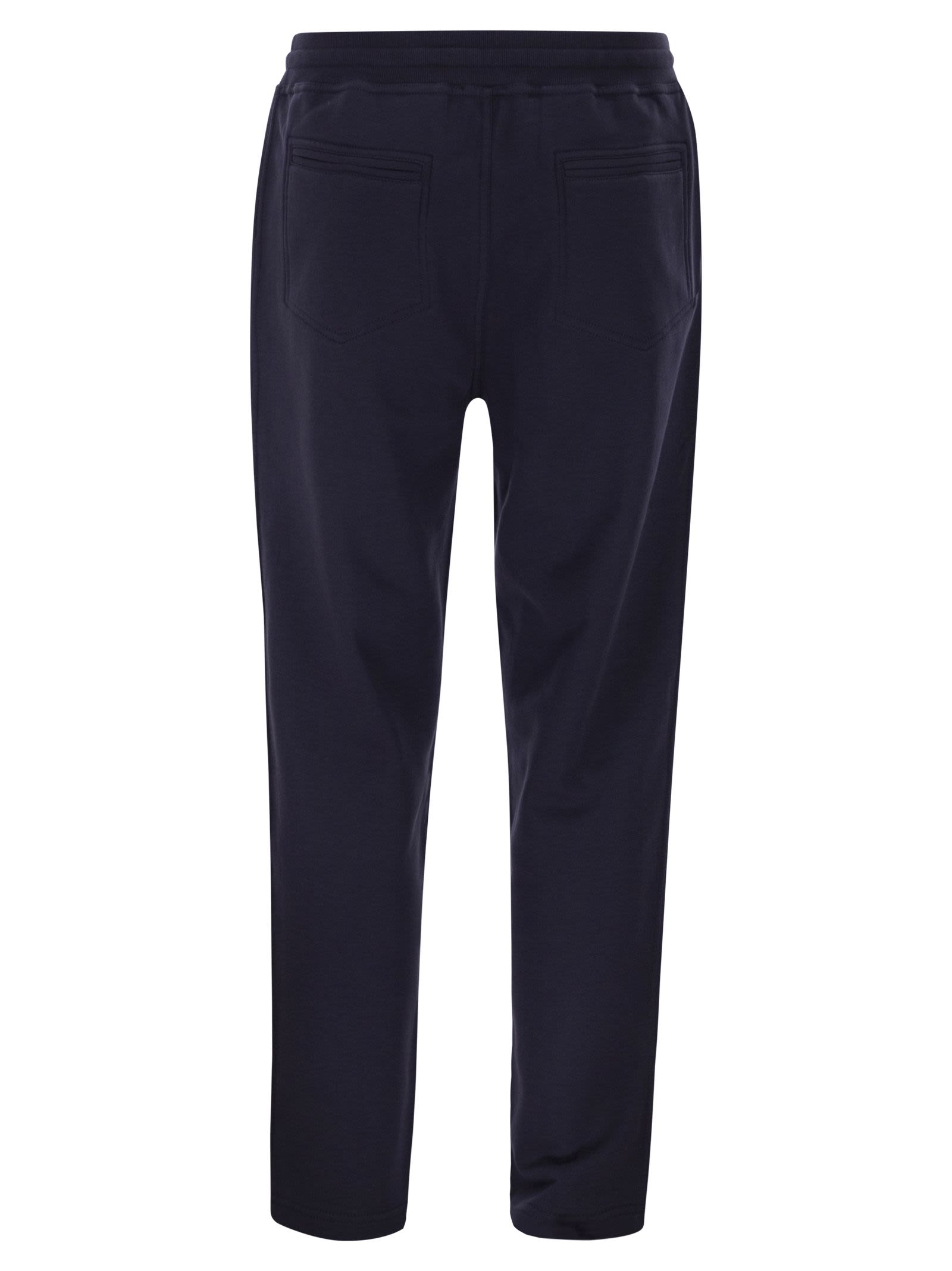 Brunello Cucinelli Men Techno Cotton Fleece Trousers BRUNELLO CUCINELLI