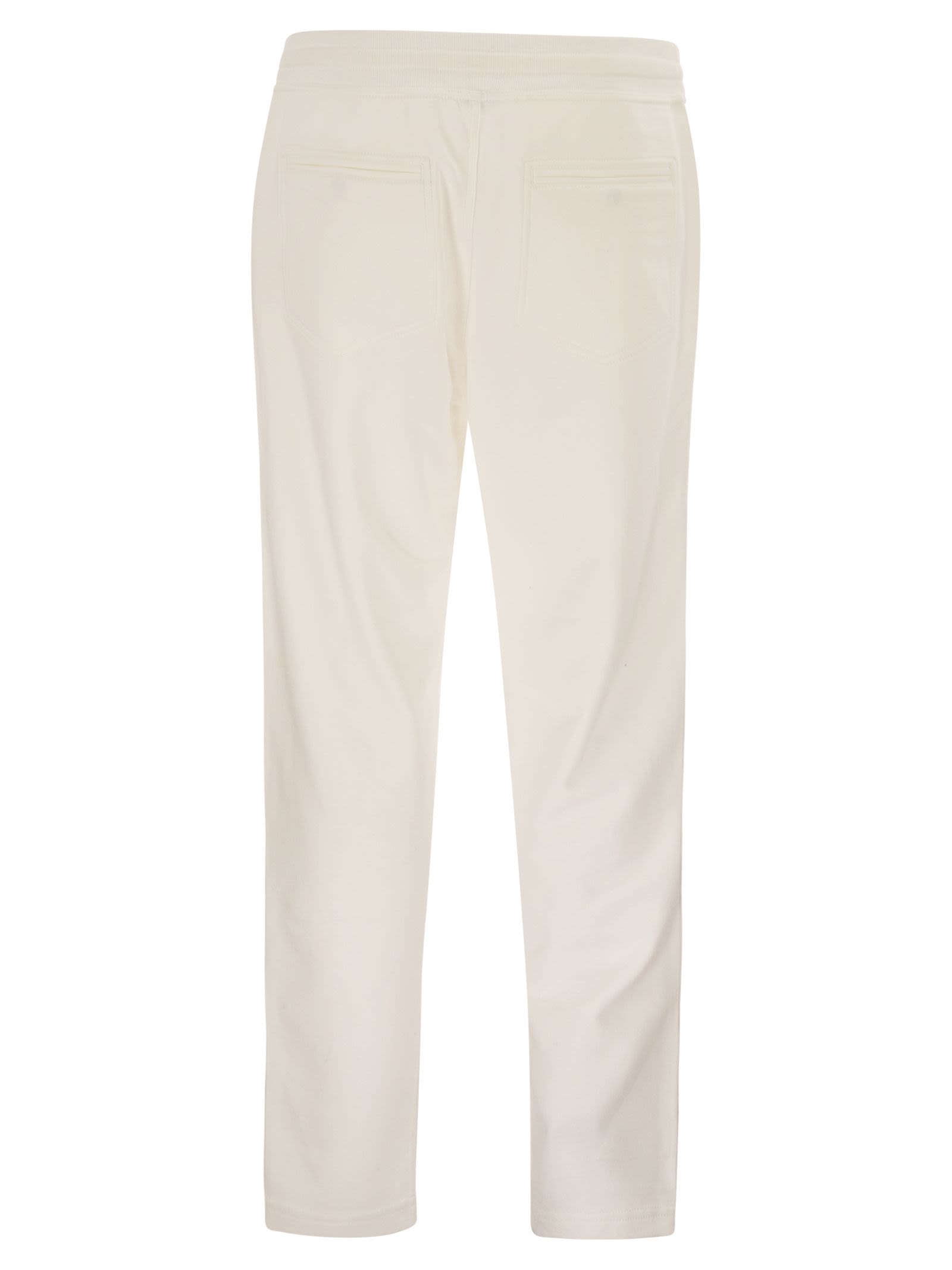 Brunello Cucinelli Men Techno Cotton Fleece Trousers BRUNELLO CUCINELLI