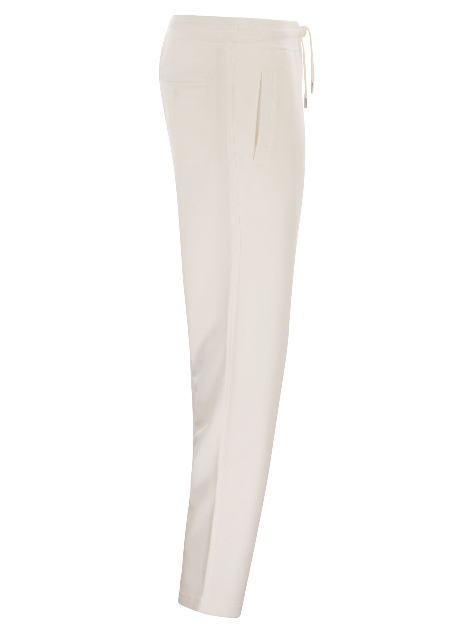 Brunello Cucinelli Men Techno Cotton Fleece Trousers BRUNELLO CUCINELLI