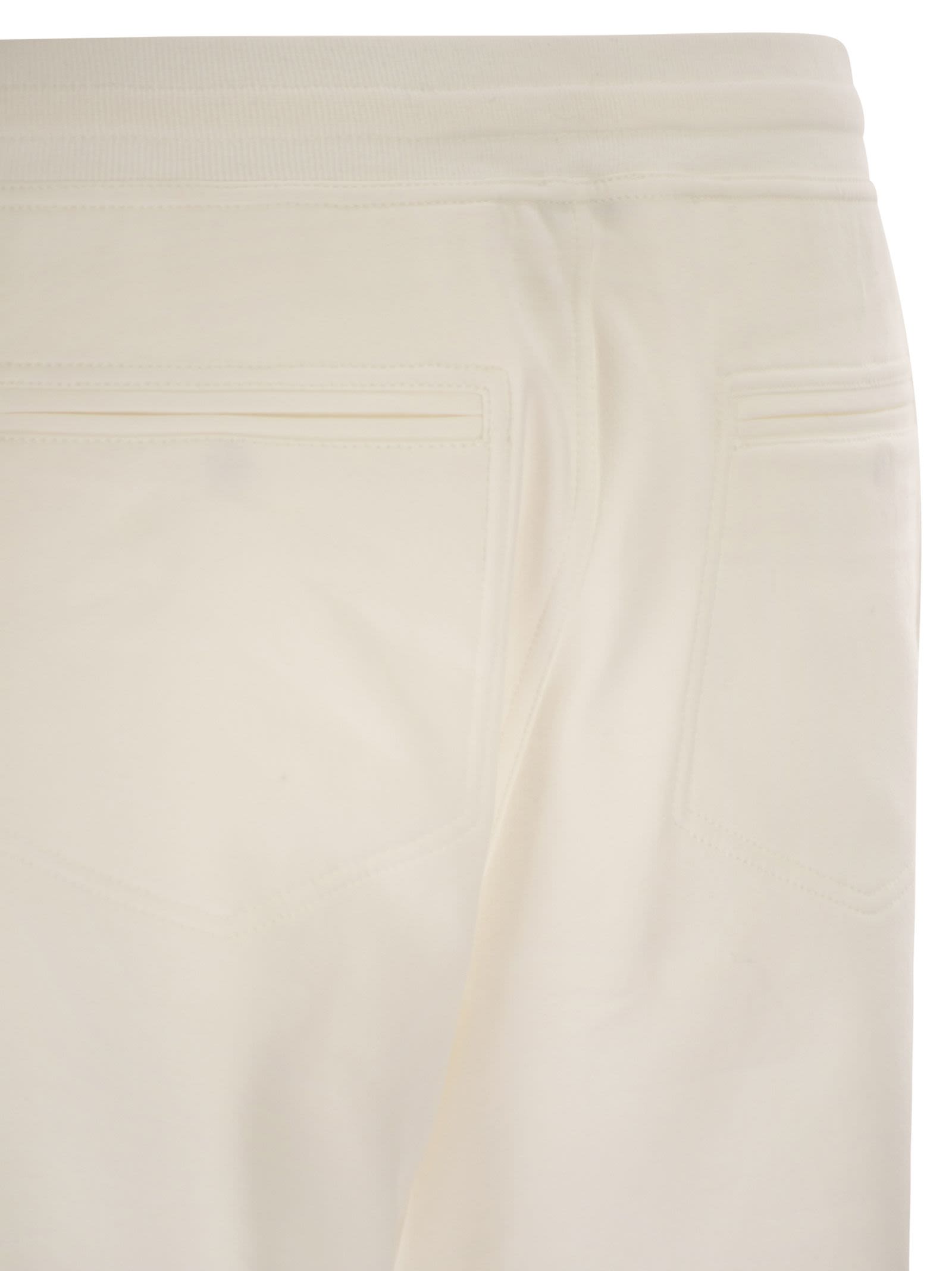 Brunello Cucinelli Men Techno Cotton Fleece Trousers BRUNELLO CUCINELLI