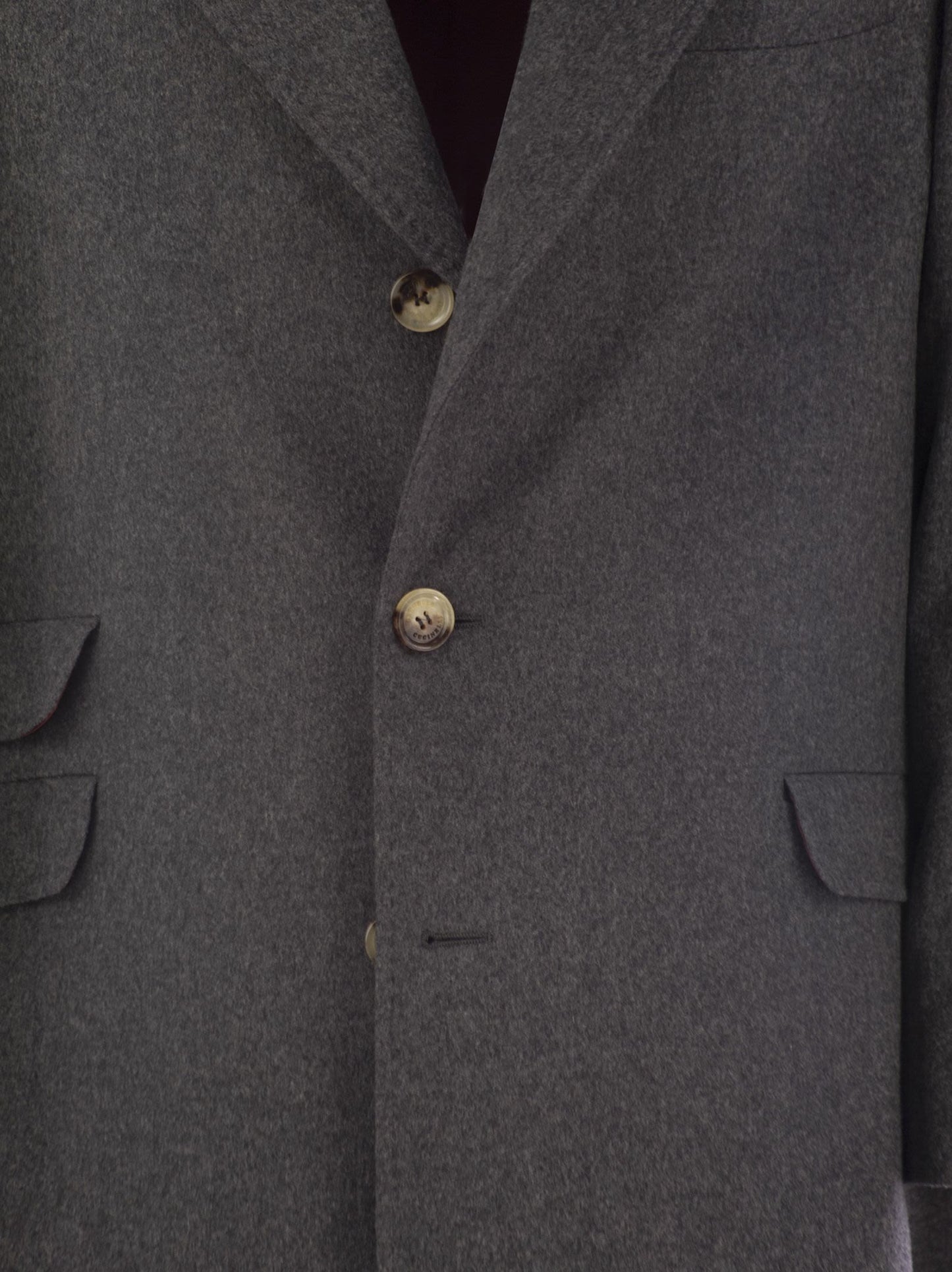 Brunello Cucinelli Men Wool And Cashmere Coat BRUNELLO CUCINELLI