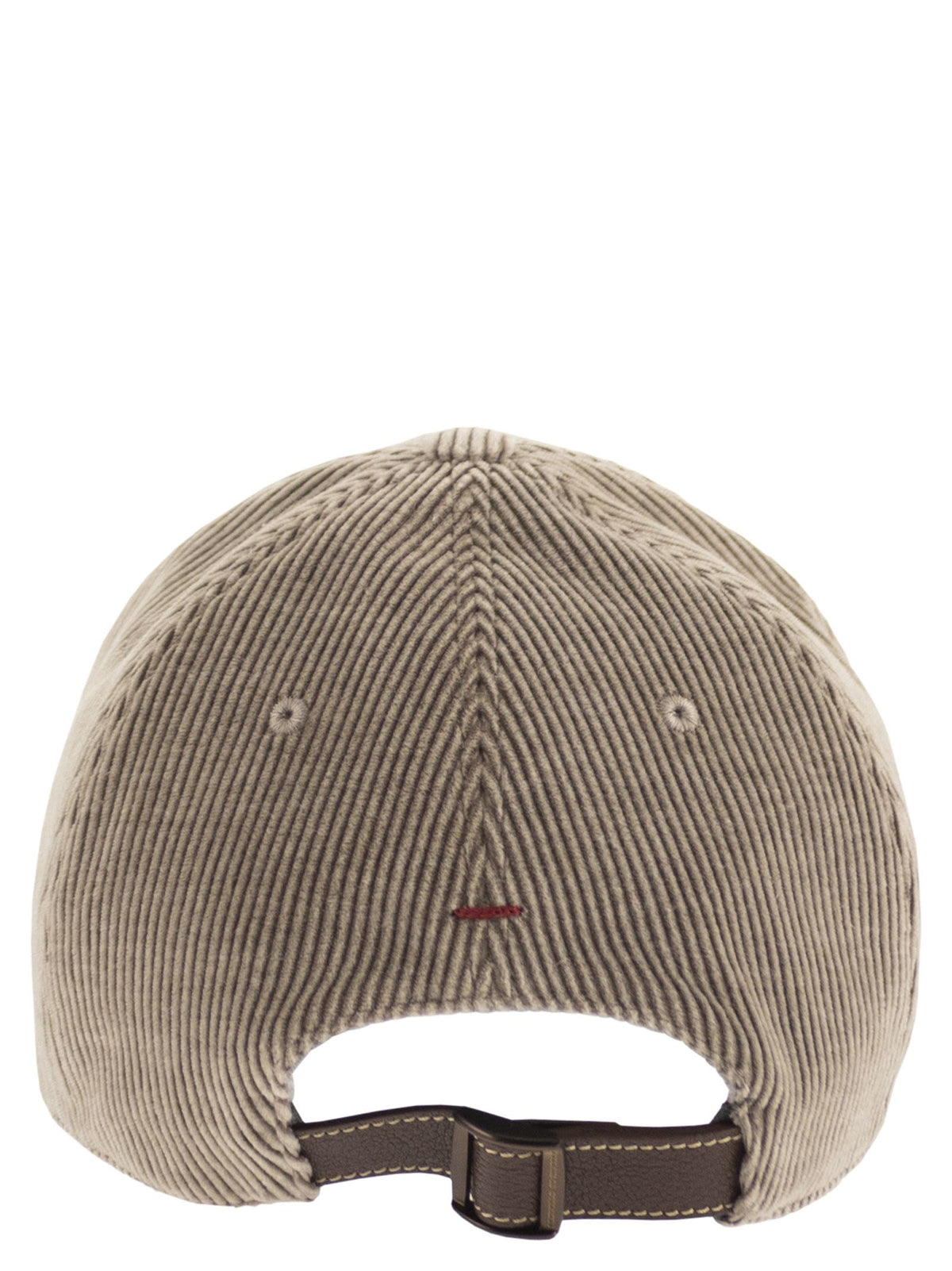 Brunello Cucinelli Men Cotton And Cashmere-Blend Corduroy Baseball Cap BRUNELLO CUCINELLI
