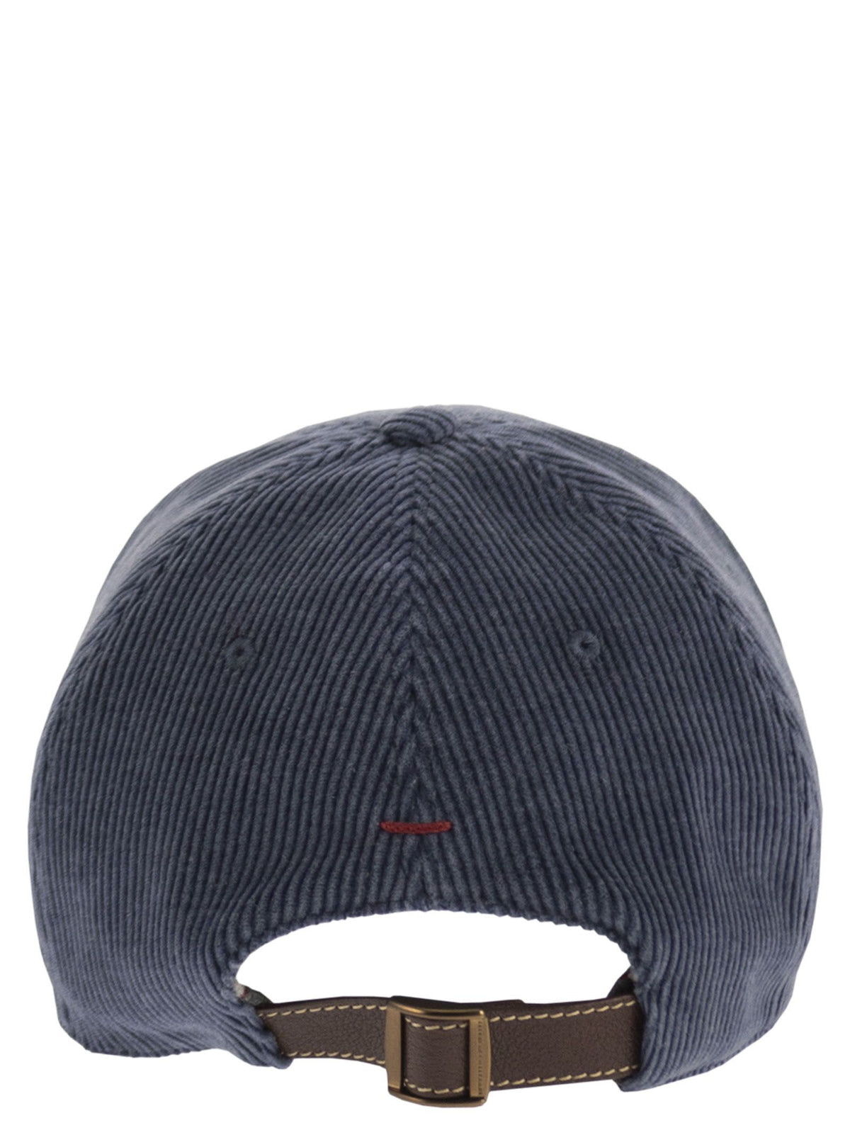 Brunello Cucinelli Men Cotton And Cashmere-Blend Corduroy Baseball Cap BRUNELLO CUCINELLI
