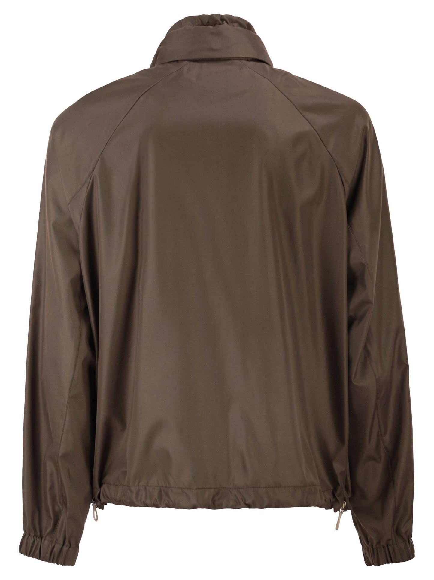 Brunello Cucinelli Men Unlined Jacket In Membrane Silk BRUNELLO CUCINELLI