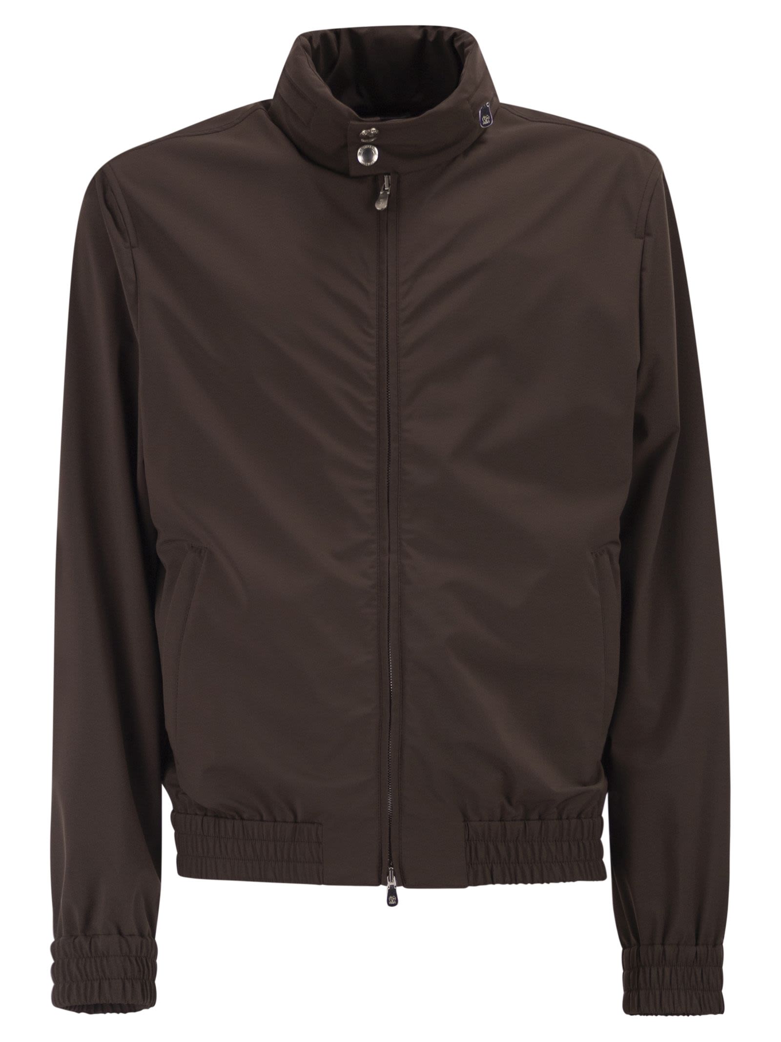 Brunello Cucinelli Men Nylon Jacket With Membrane And Detachable Hood BRUNELLO CUCINELLI
