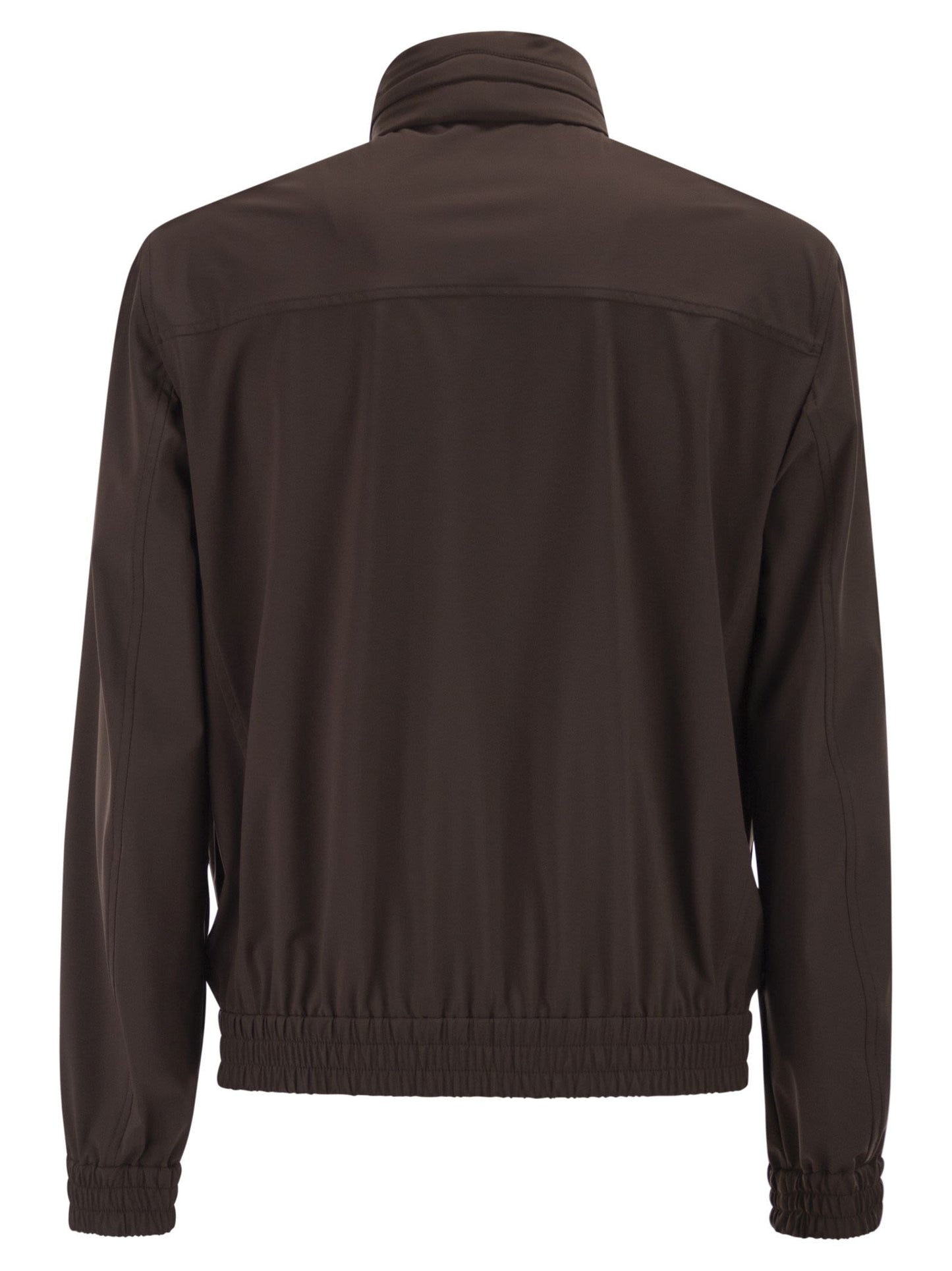 Brunello Cucinelli Men Nylon Jacket With Membrane And Detachable Hood BRUNELLO CUCINELLI