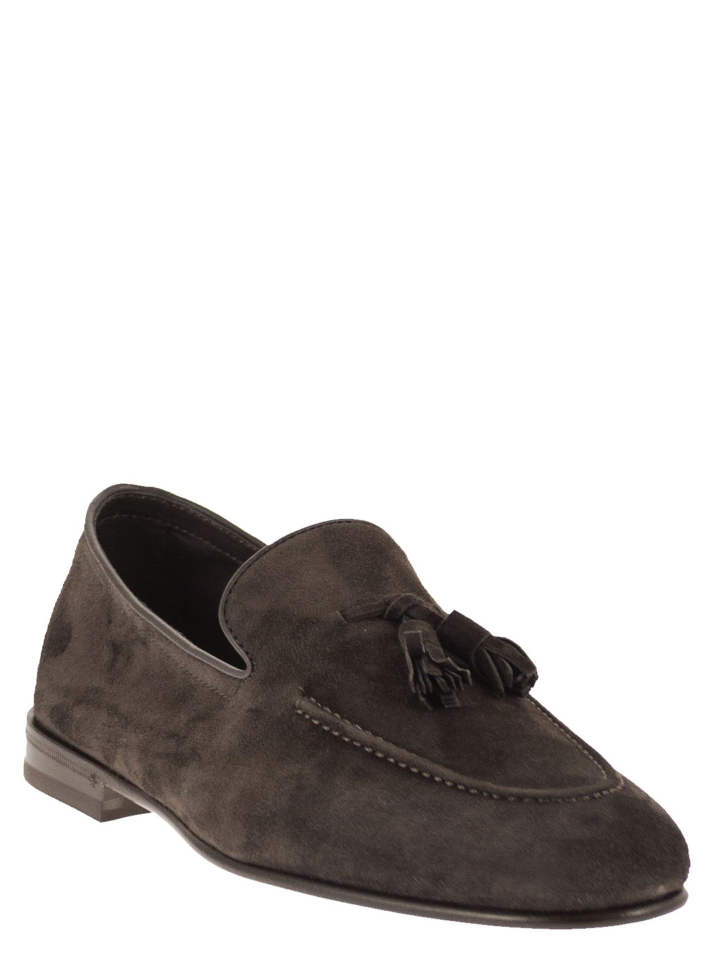 Brunello Cucinelli Men Suede Moccasins With Tassels BRUNELLO CUCINELLI
