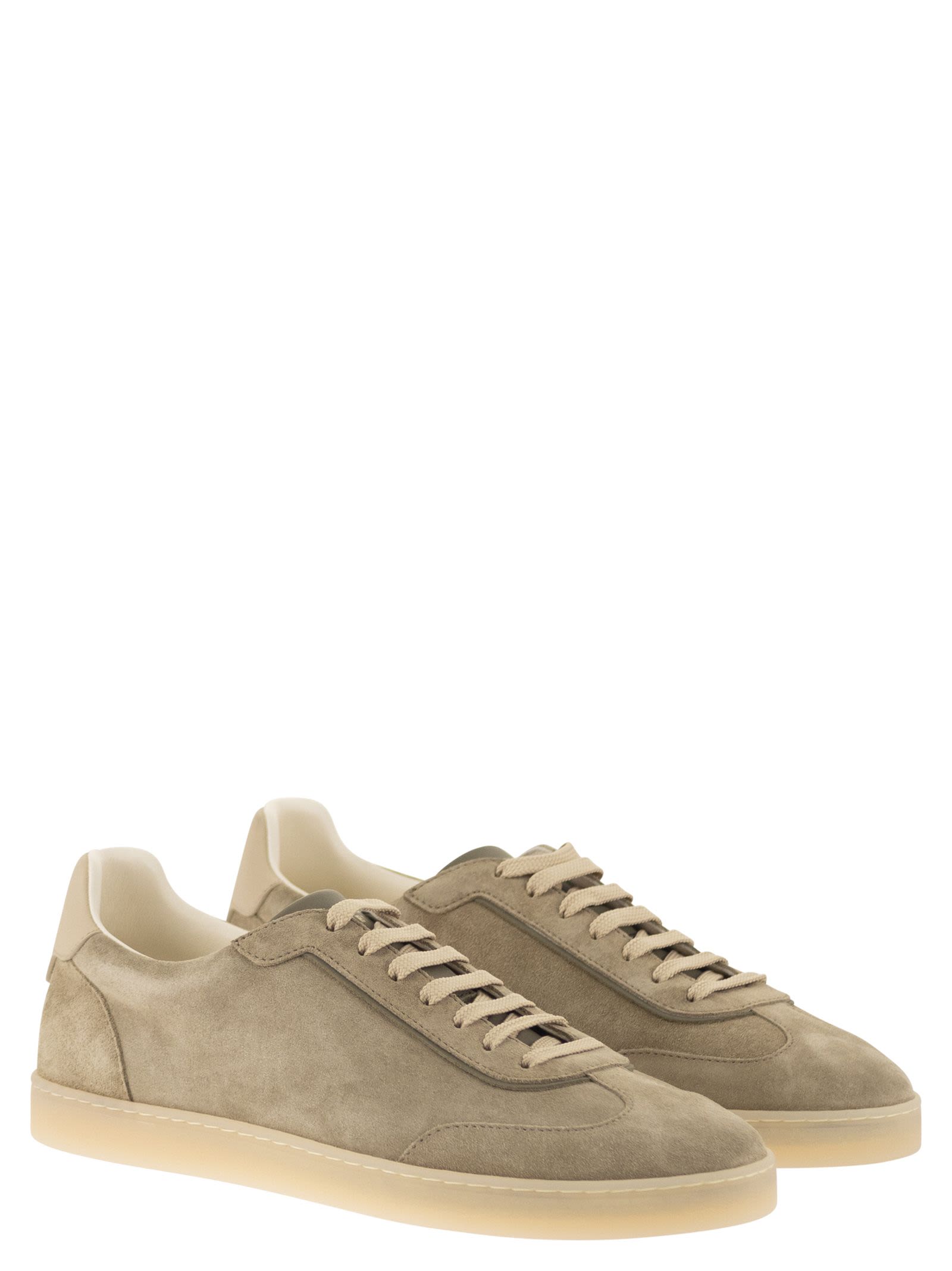 Brunello Cucinelli Men Suede Trainers BRUNELLO CUCINELLI