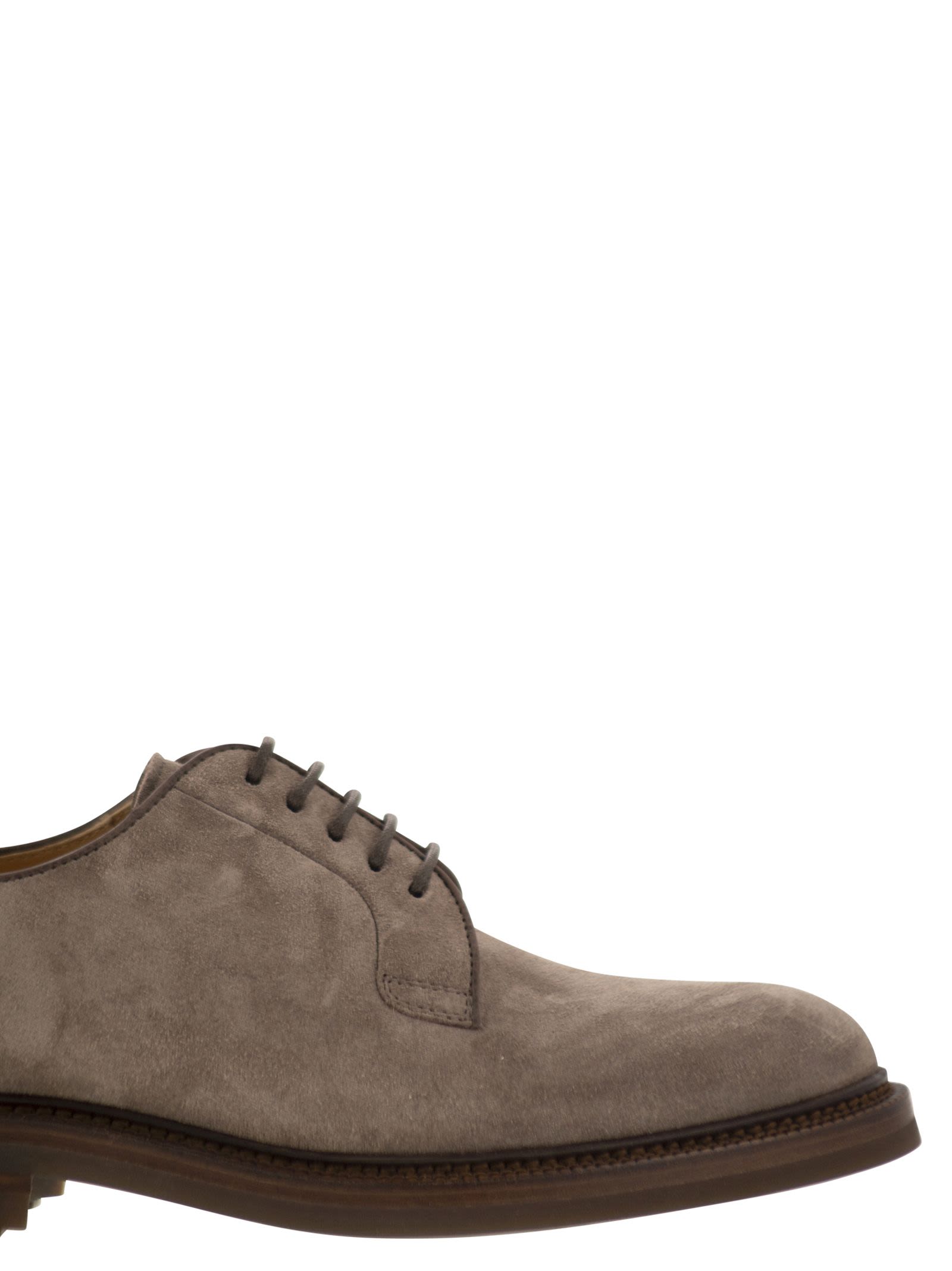 Brunello Cucinelli Men Suede Derby BRUNELLO CUCINELLI